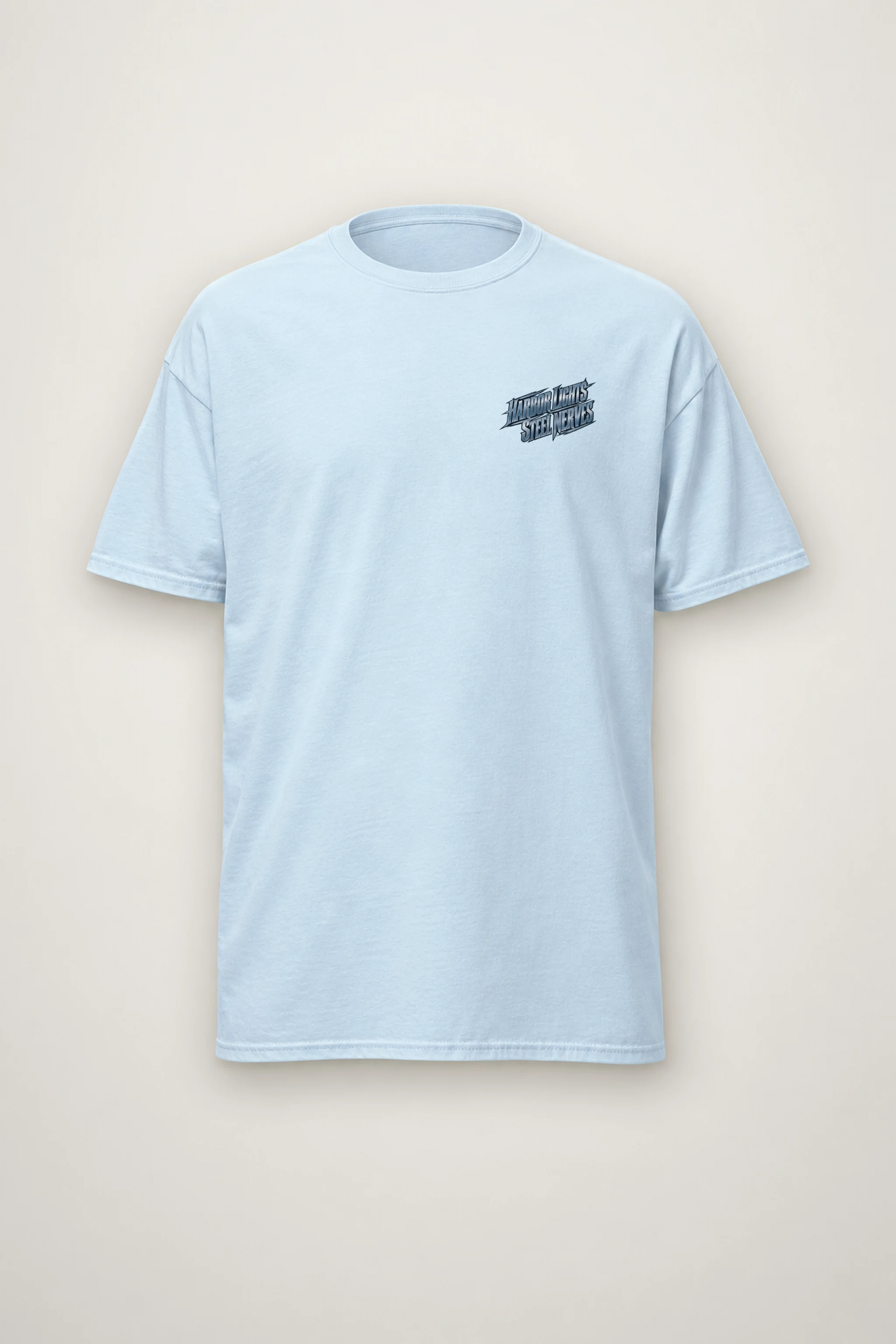 "Harbor Lights, Steel Nerves" Heavyweight Unisex Crewneck T-shirt