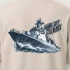 "Harbor Lights, Steel Nerves" Heavyweight Unisex Crewneck T-shirt