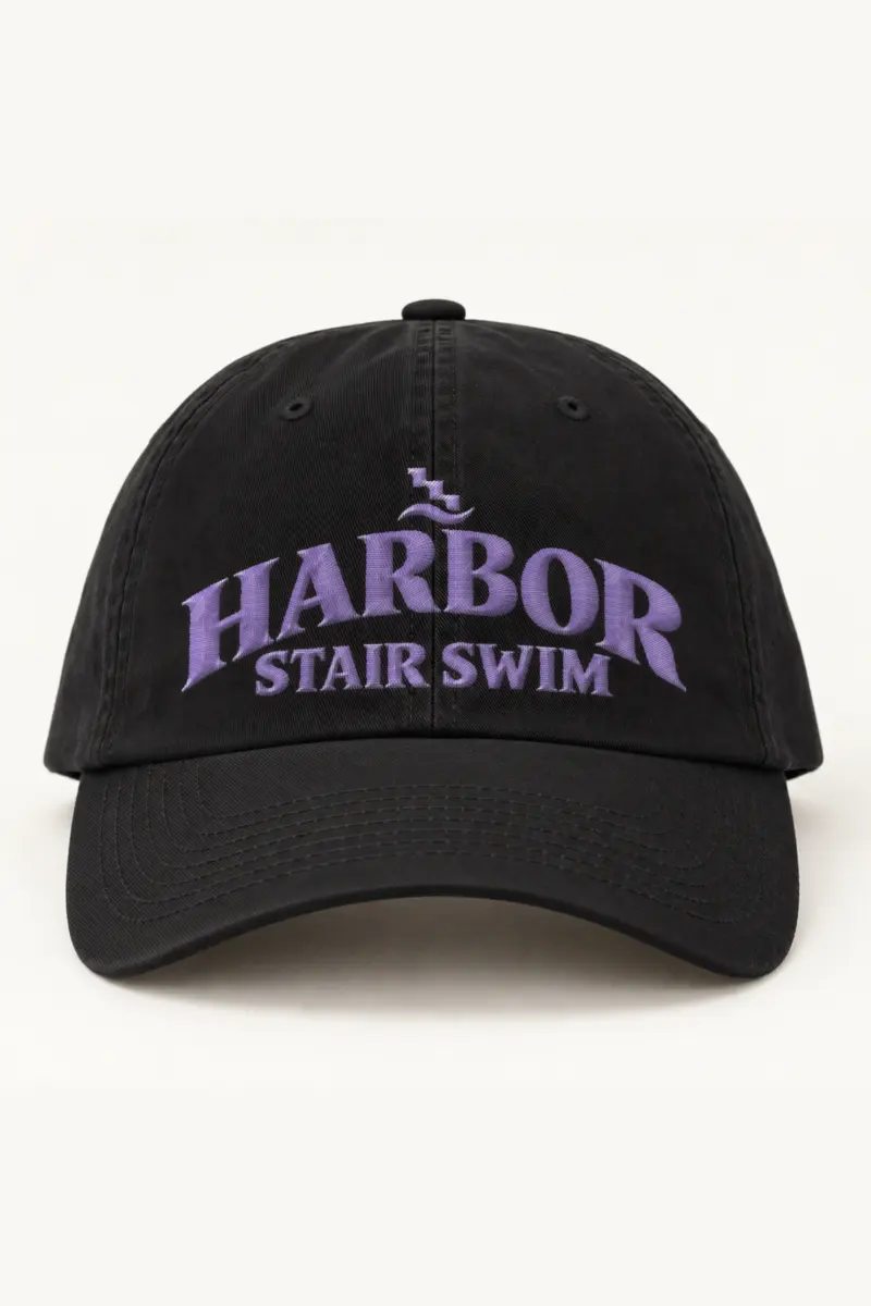 "Harbor Stair Swim" Classic Dad Hat · Embroidered