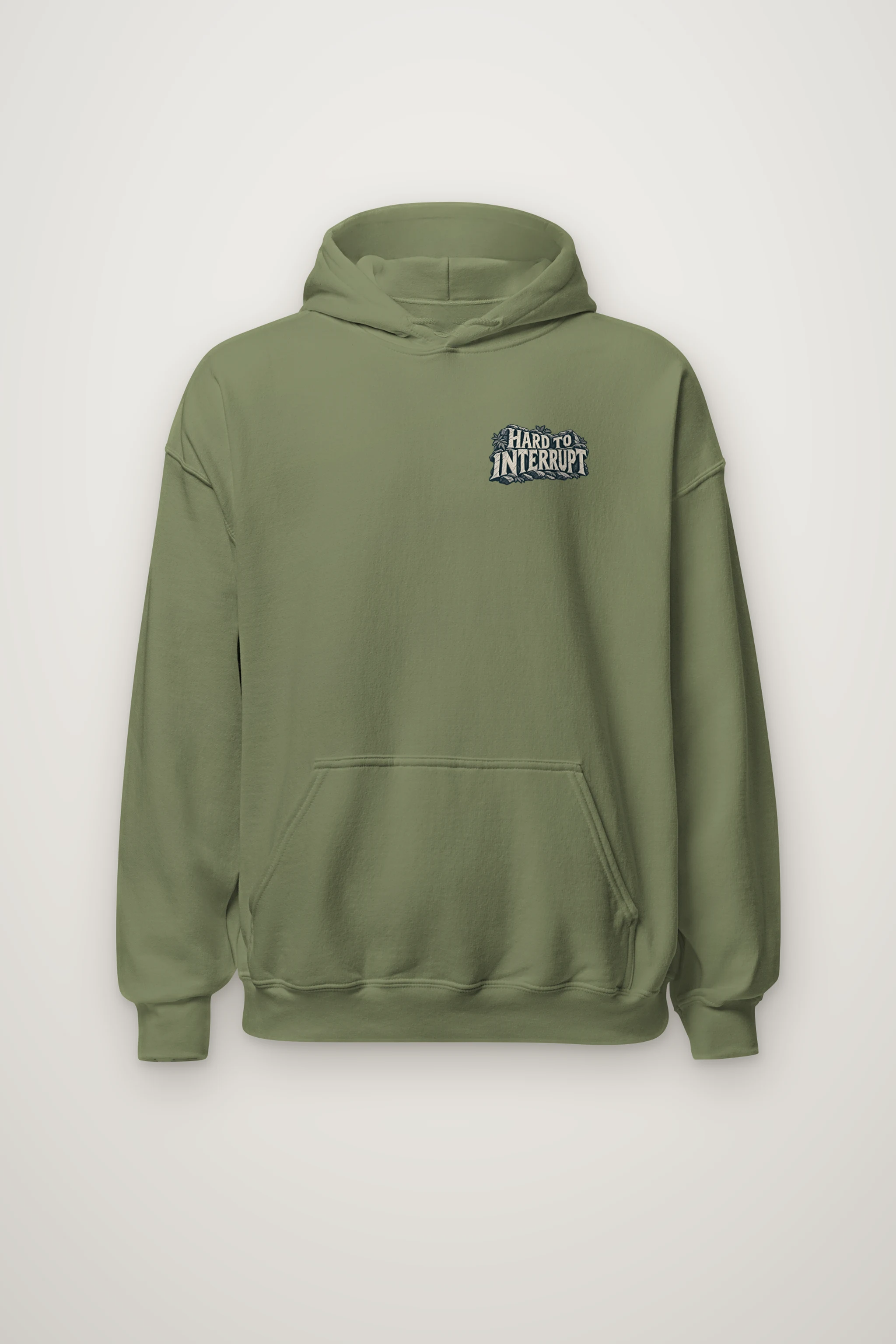 "Hard to Interrupt a Waterfall" Heavy Blend Unisex Pullover Hoodie