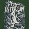 "Hard to Interrupt a Waterfall" Unisex Longsleeve T-shirt