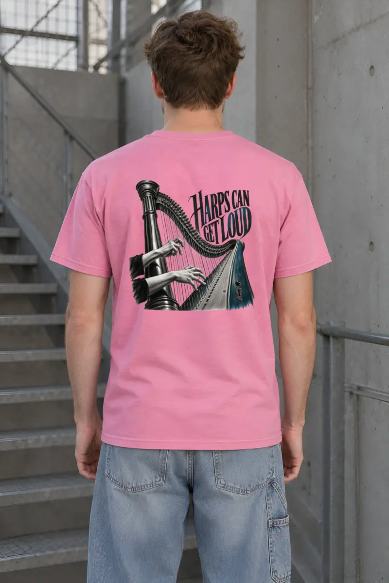 “Harps Can Get Loud” Heavyweight Unisex Crewneck T-shirt