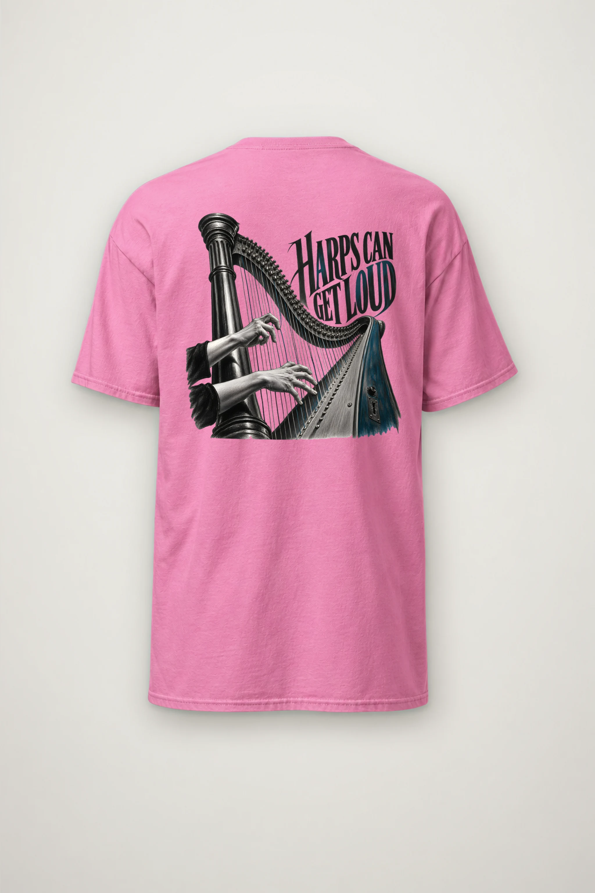 "Harps Can Get Loud" Heavyweight Unisex Crewneck T-shirt
