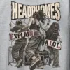 "Headphones Explain a Lot" Heavy Blend Unisex Pullover Hoodie