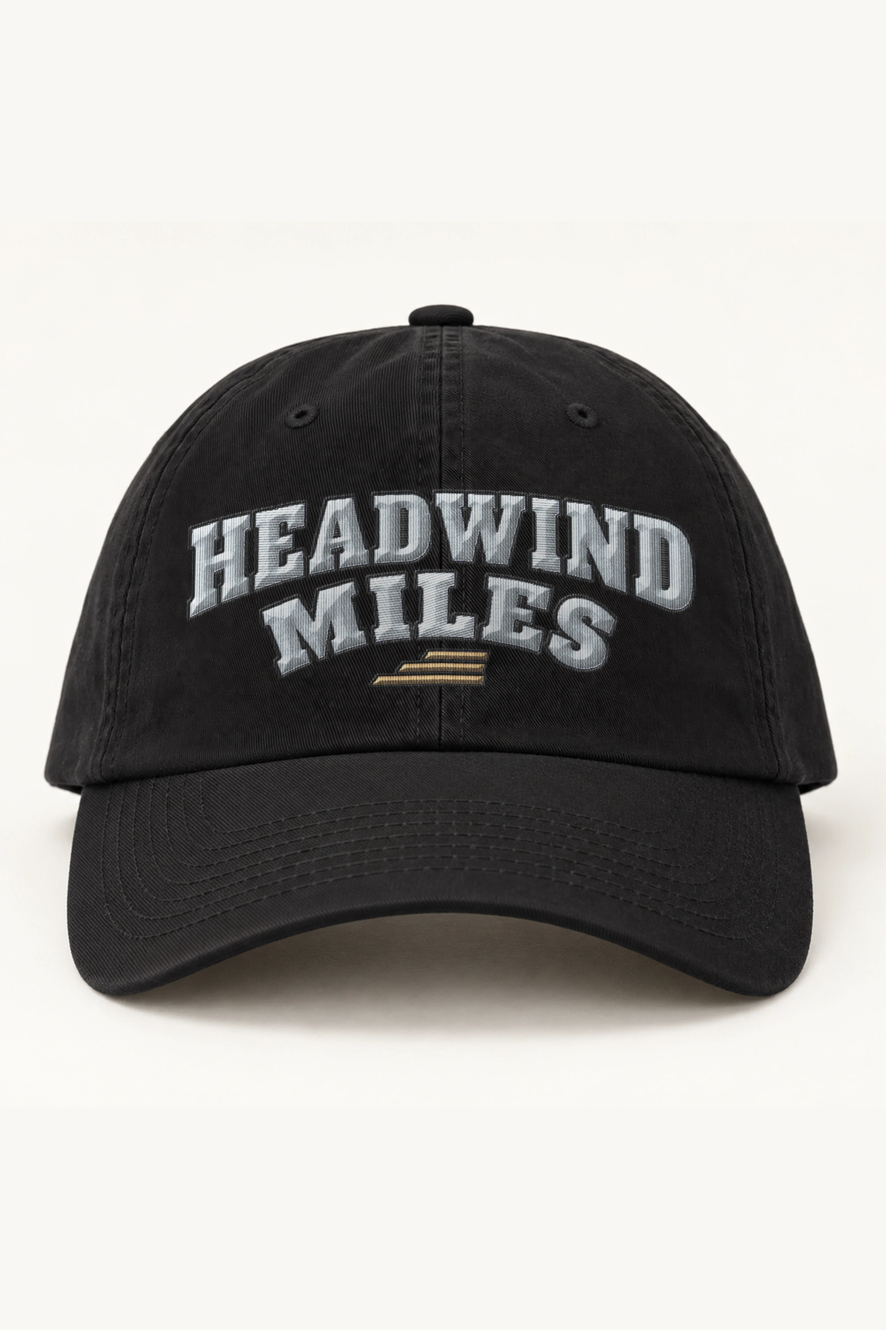 "Headwind Miles Arched Embroidery" Classic Dad Hat · Embroidered