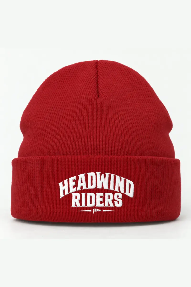 "Headwind Riders" Cuffed Beanie · Embroidered