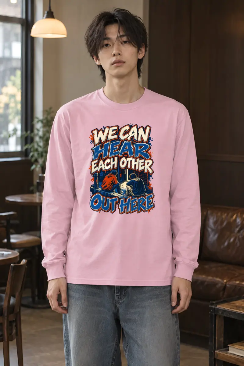 “Hear Each Other Out” Unisex Longsleeve T-shirt