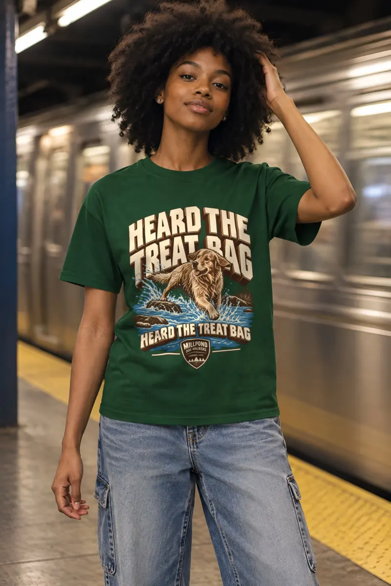"Heard The Treat Bag" Heavyweight Unisex Crewneck T-shirt