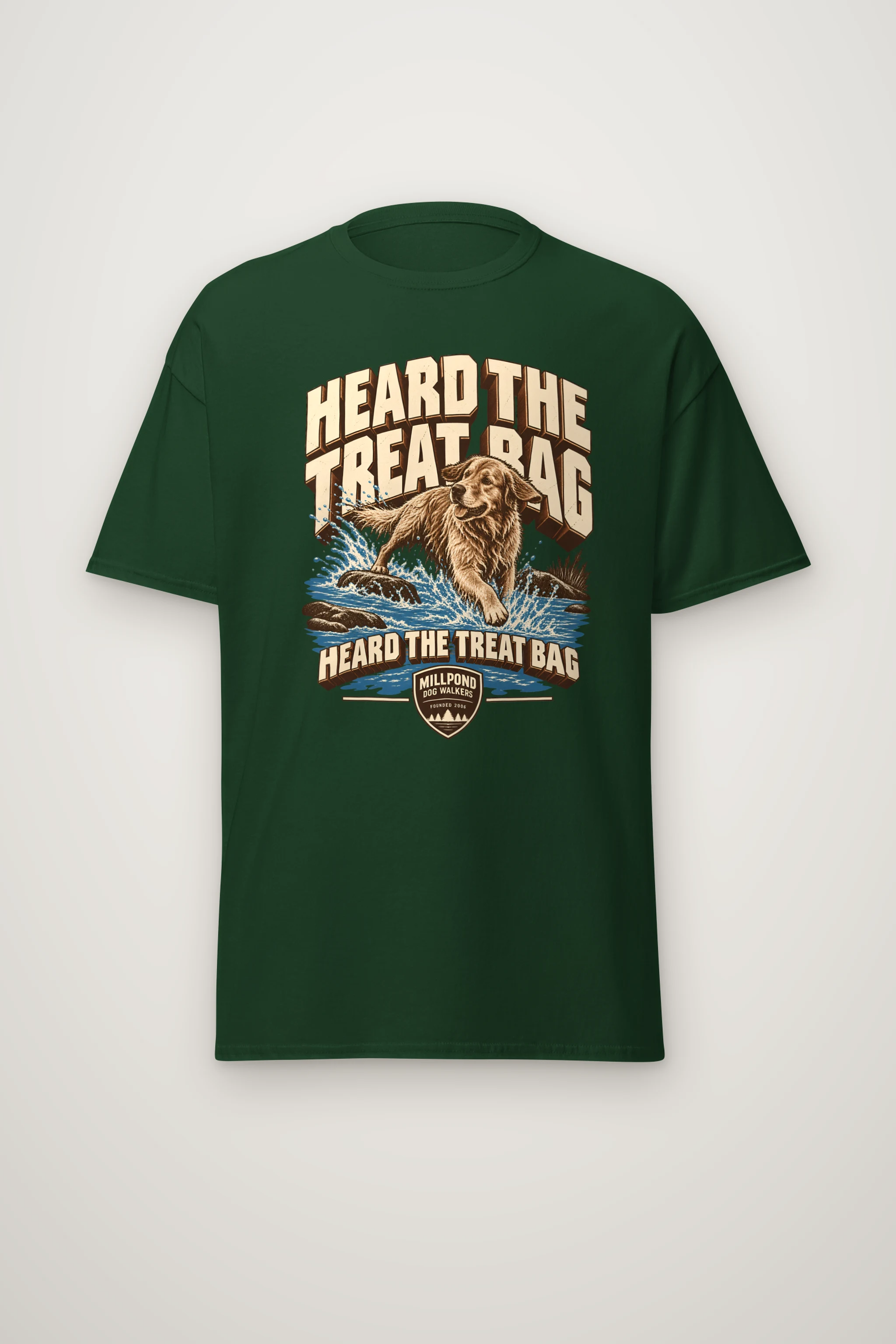 "Heard The Treat Bag" Heavyweight Unisex Crewneck T-shirt