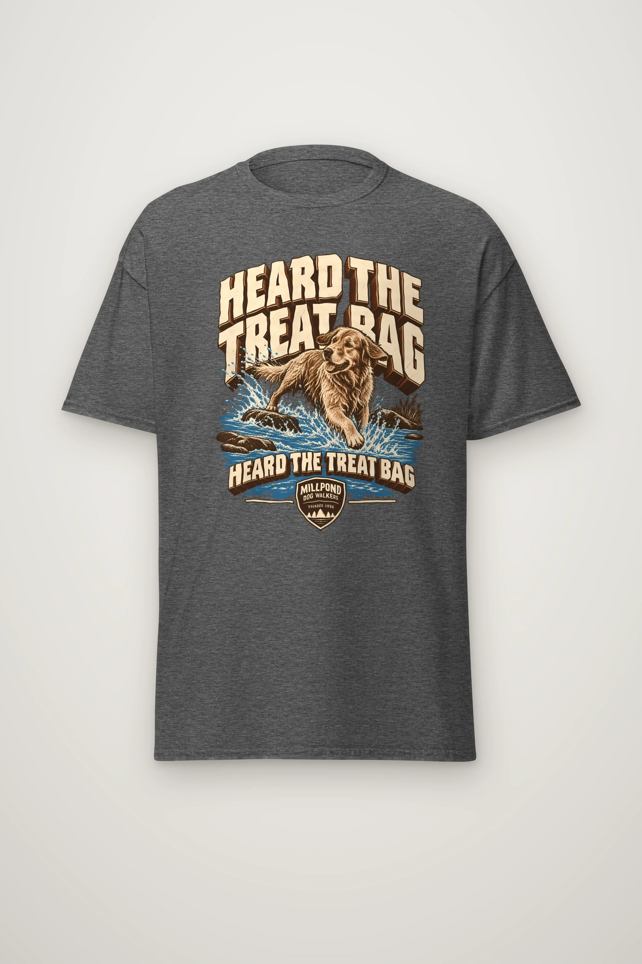 "Heard The Treat Bag" Heavyweight Unisex Crewneck T-shirt