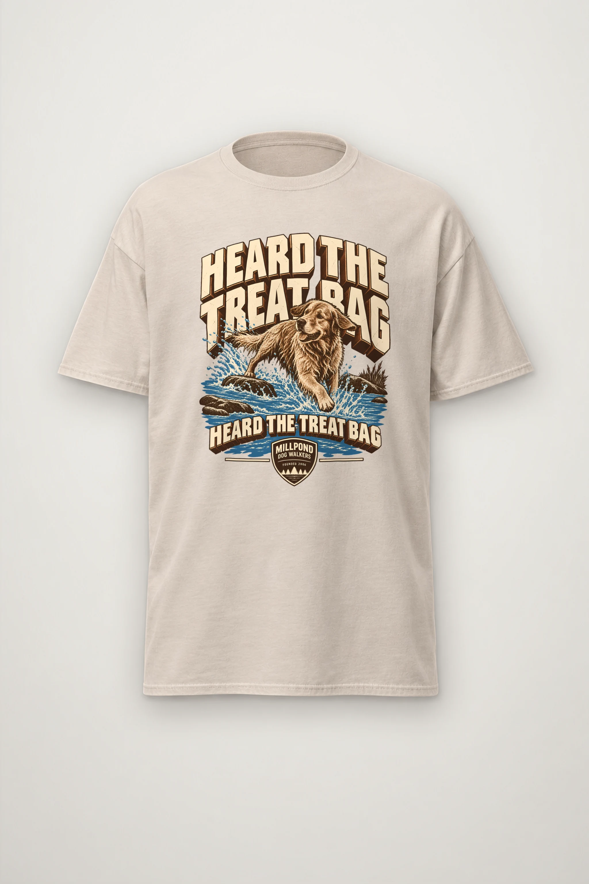 "Heard The Treat Bag" Heavyweight Unisex Crewneck T-shirt