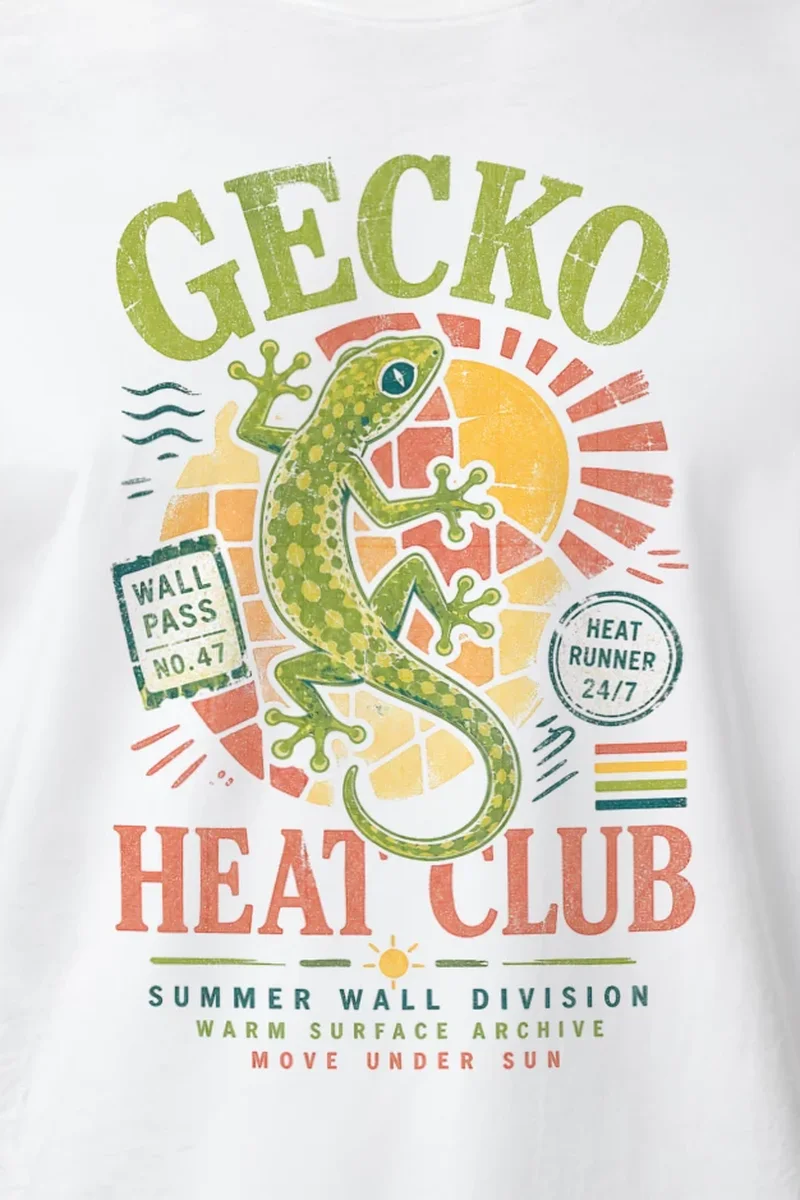 "Heat Runner" Heavyweight Unisex Crewneck T-shirt - the graphic up close