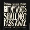 "Heaven and Earth Shall Pass Away" Men's Oversized Heavyweight Crewneck T-Shirt