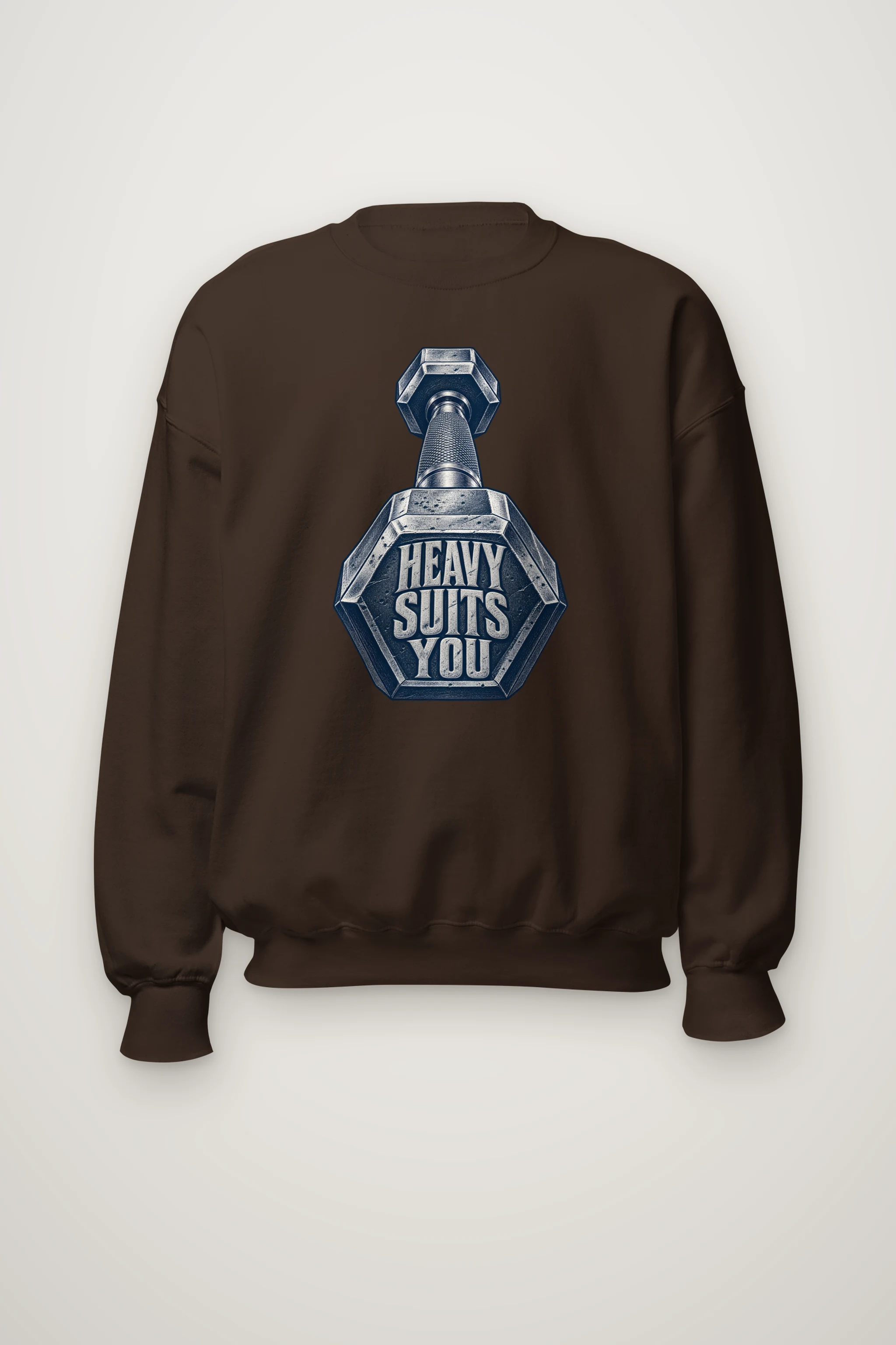 "Heavy Suits You" Heavy Blend Unisex Crewneck Sweatshirt