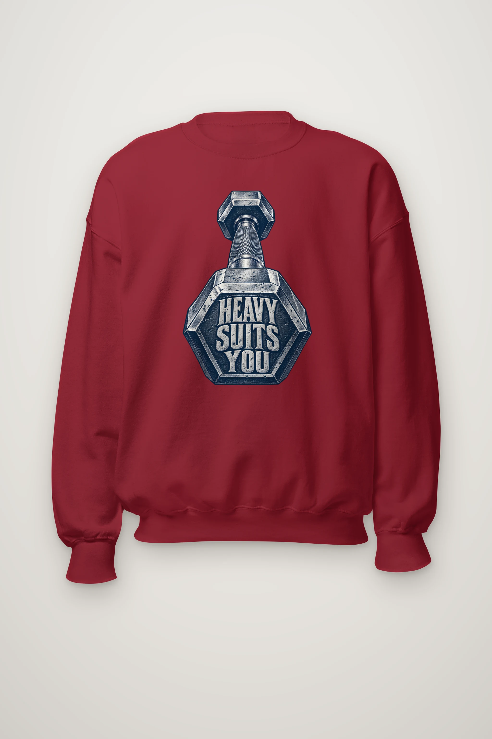 "Heavy Suits You" Heavy Blend Unisex Crewneck Sweatshirt