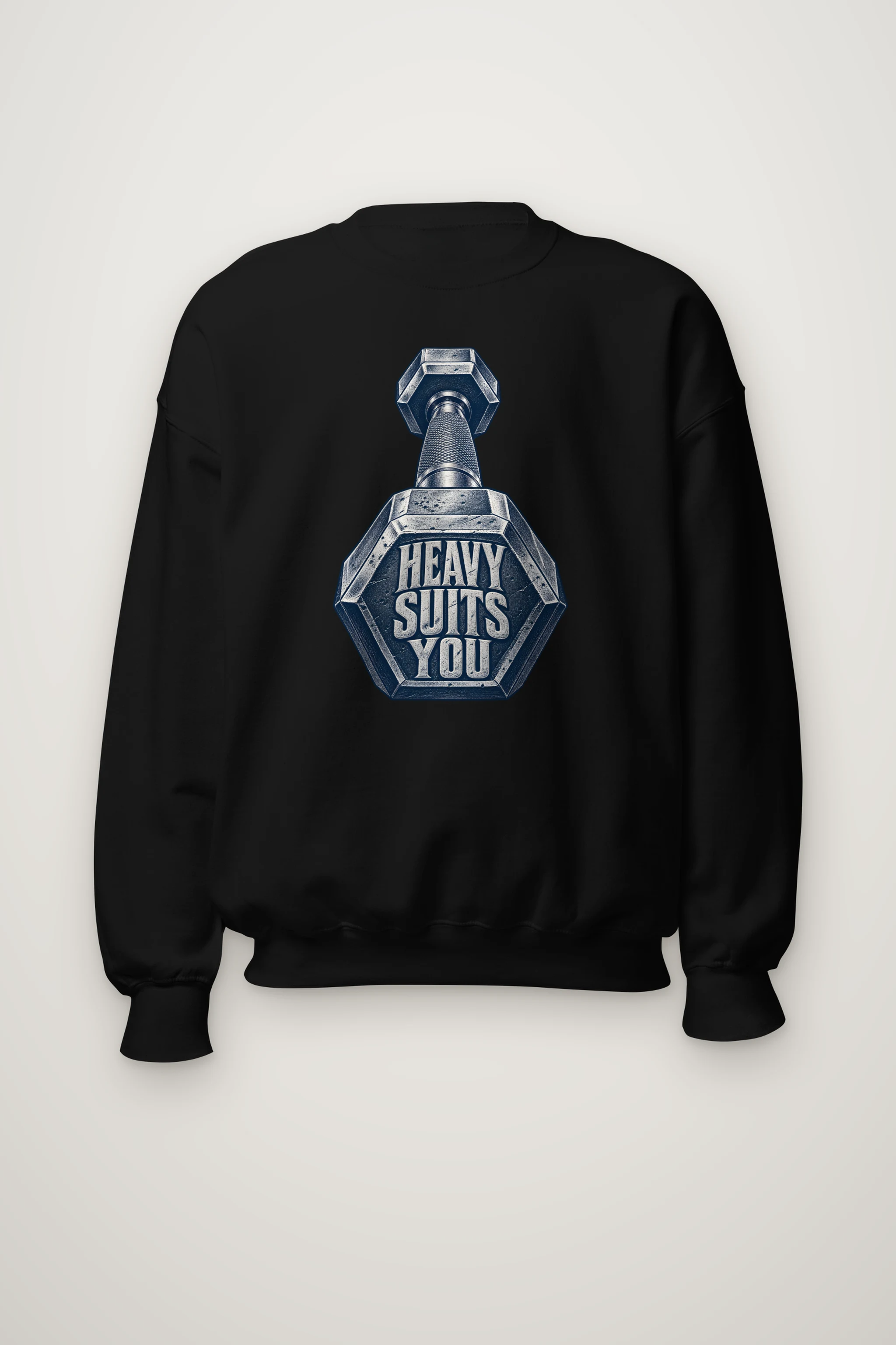 "Heavy Suits You" Heavy Blend Unisex Crewneck Sweatshirt