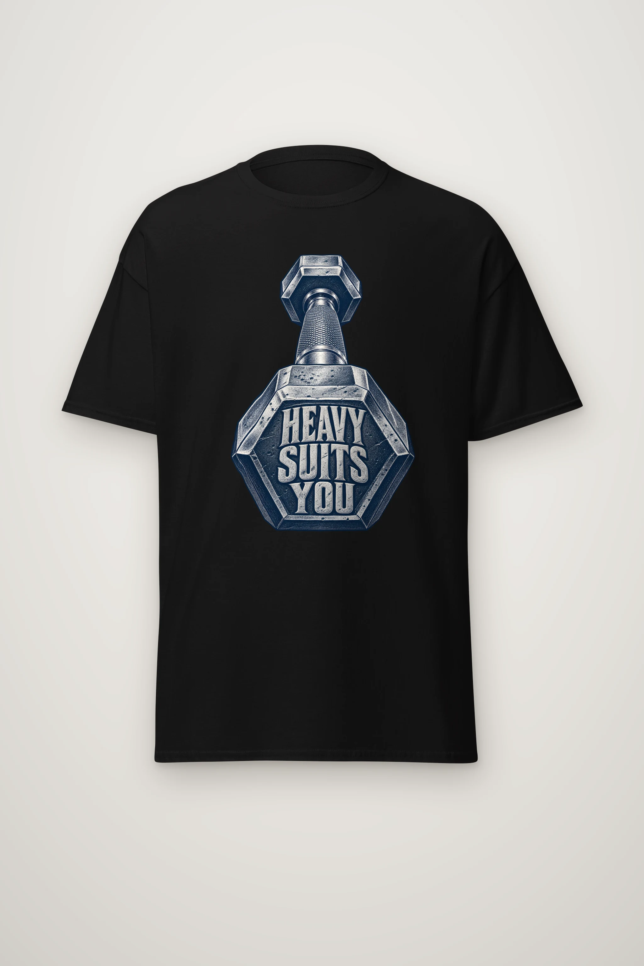 "Heavy Suits You" Heavyweight Unisex Crewneck T-shirt