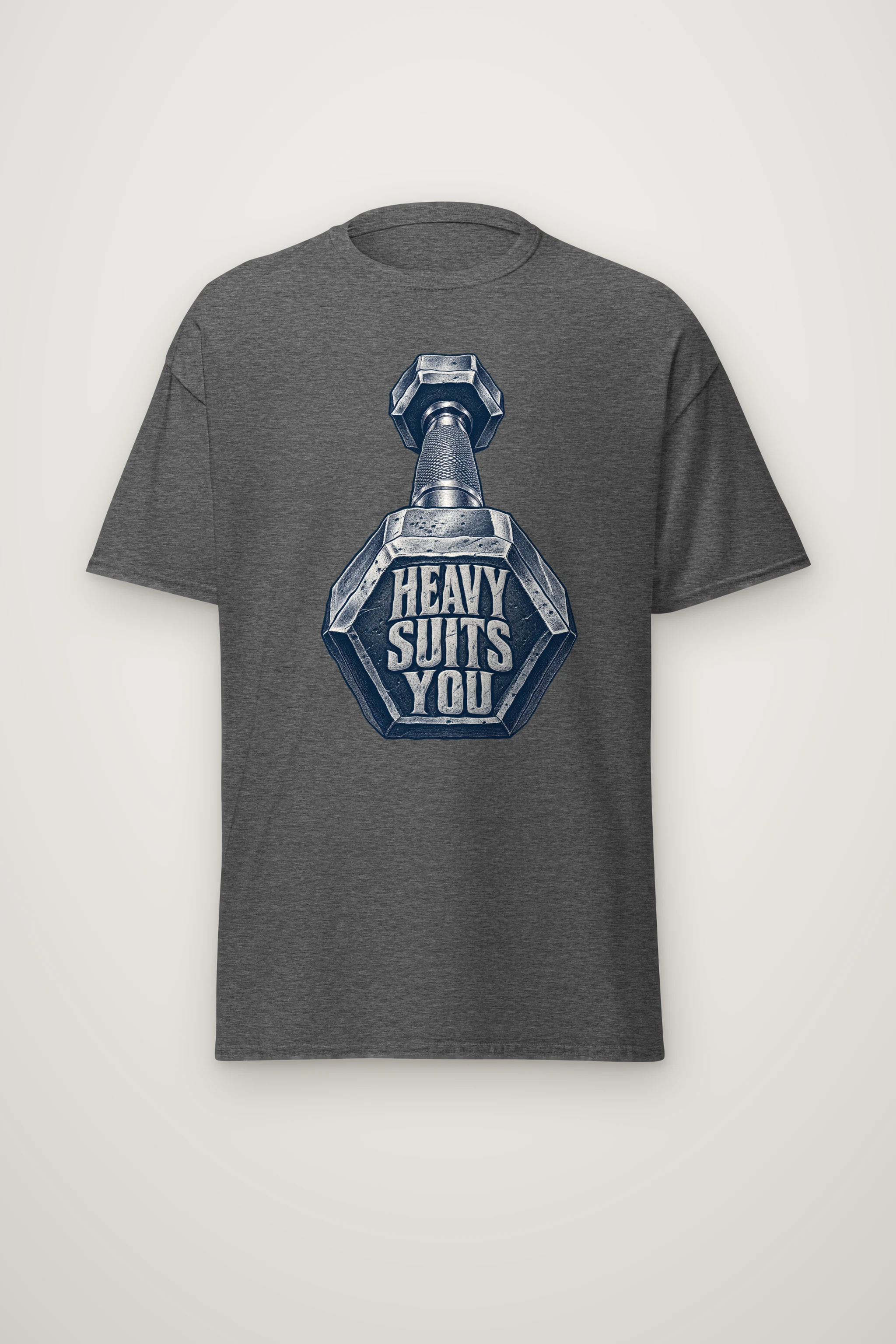 "Heavy Suits You" Heavyweight Unisex Crewneck T-shirt