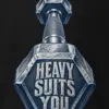 "Heavy Suits You" Heavyweight Unisex Crewneck T-shirt