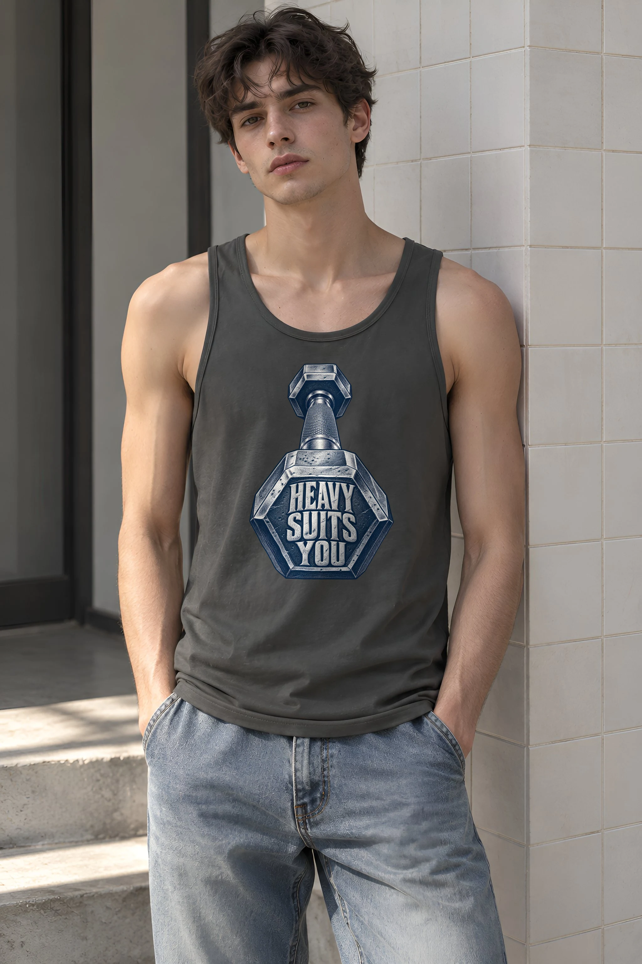 "Heavy Suits You" Unisex Jersey Tank