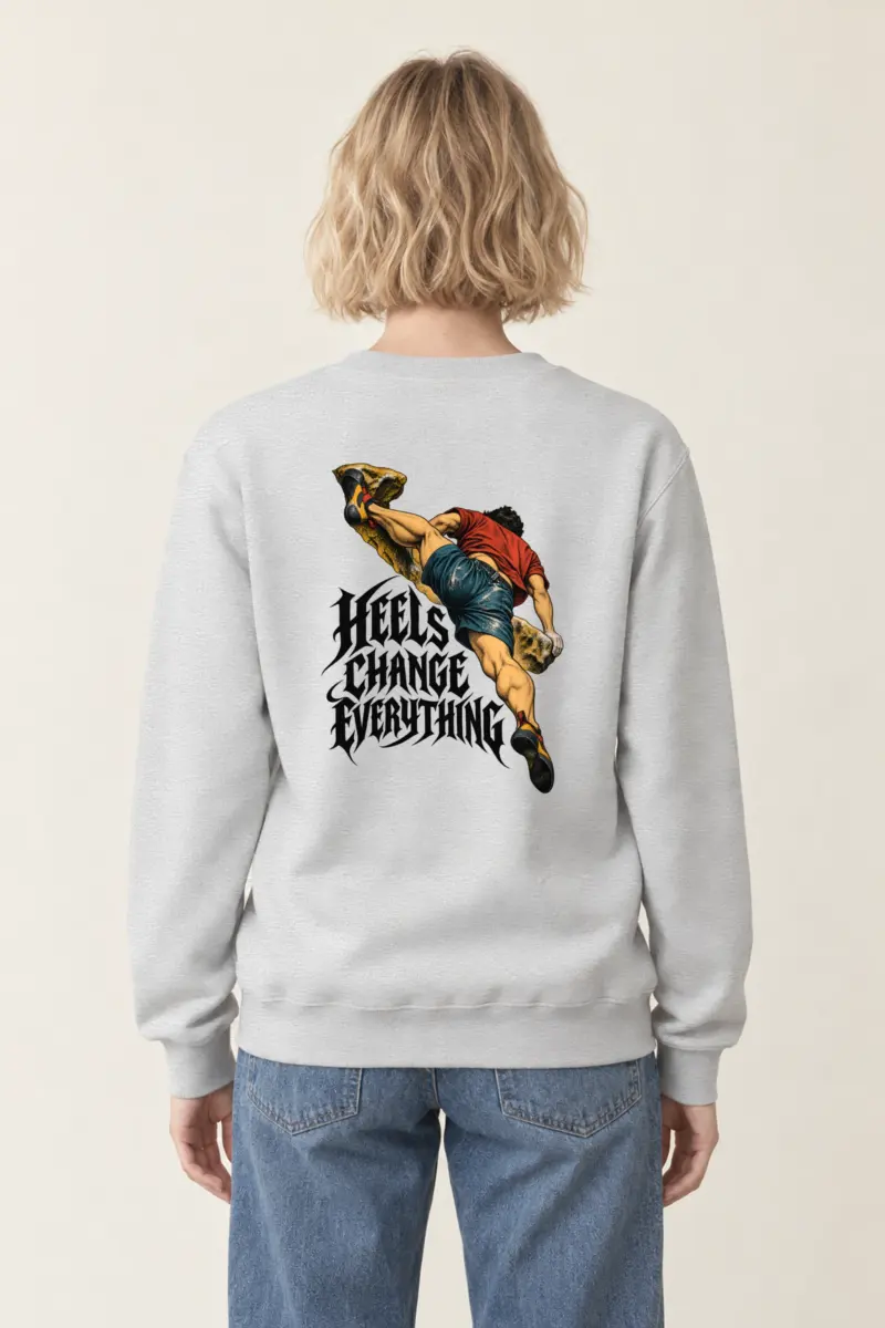 "Heels Change Everything" Heavy Blend Unisex Crewneck Sweatshirt