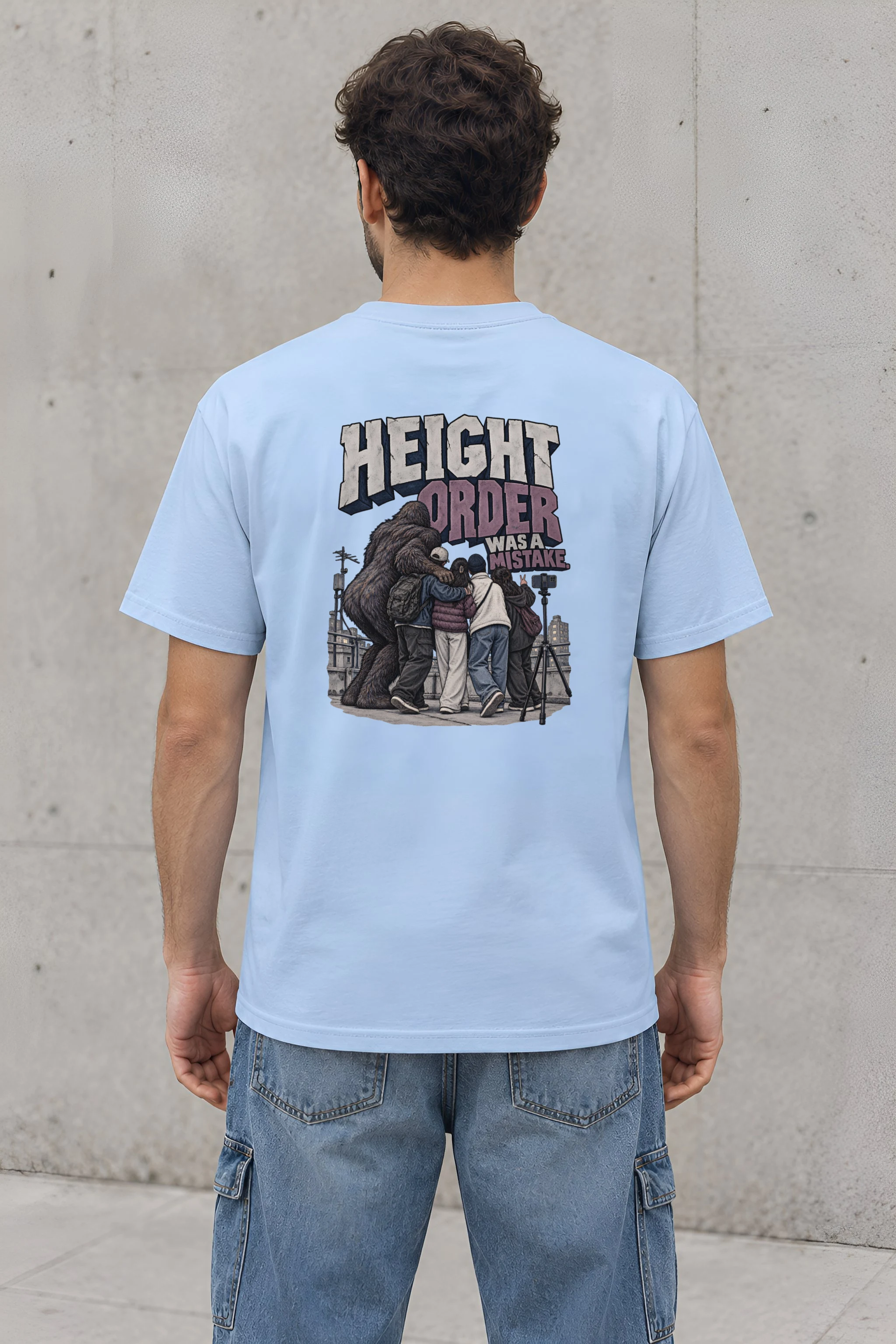 "Height Order Was a Mistake" Heavyweight Unisex Crewneck T-shirt
