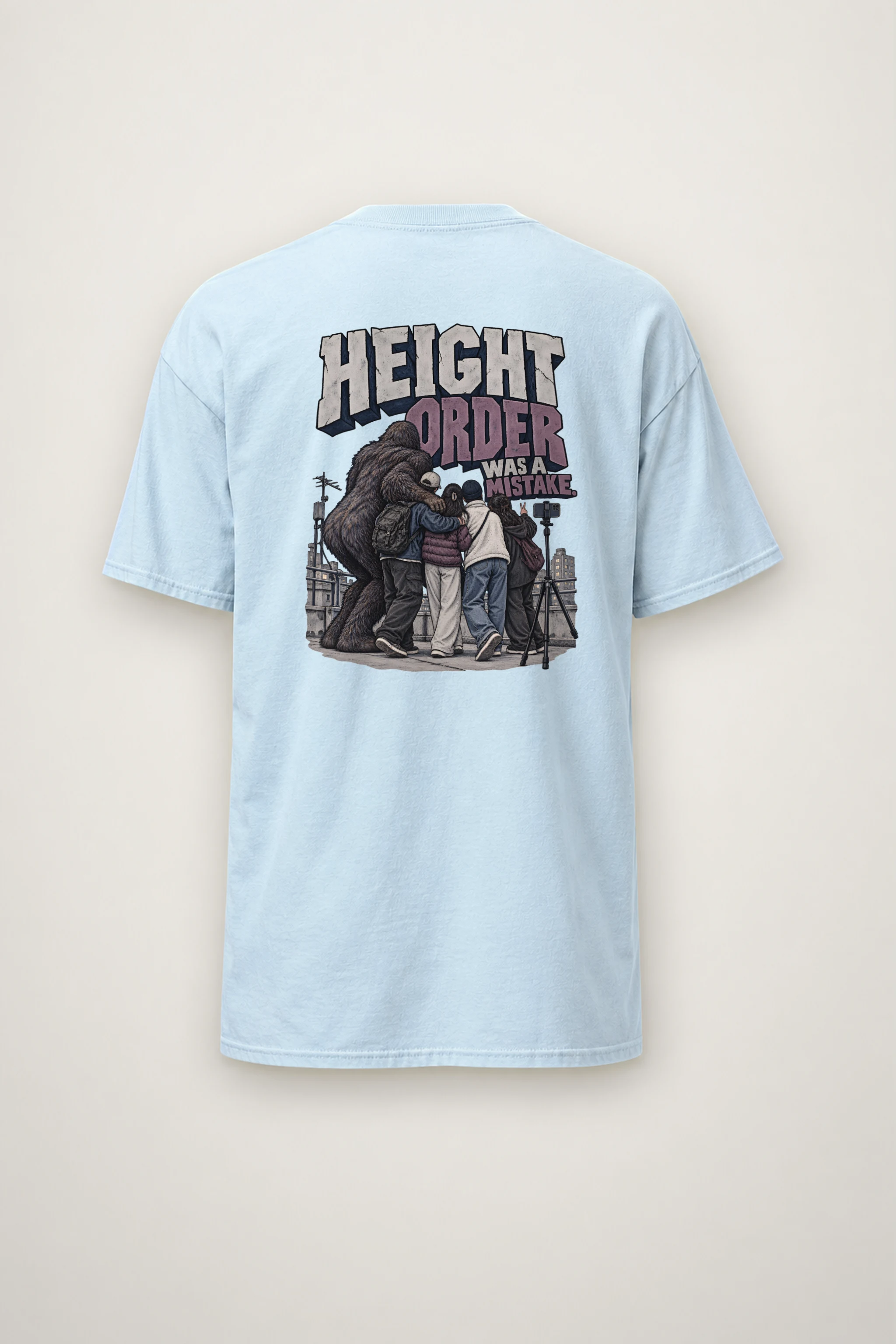 "Height Order Was a Mistake" Heavyweight Unisex Crewneck T-shirt