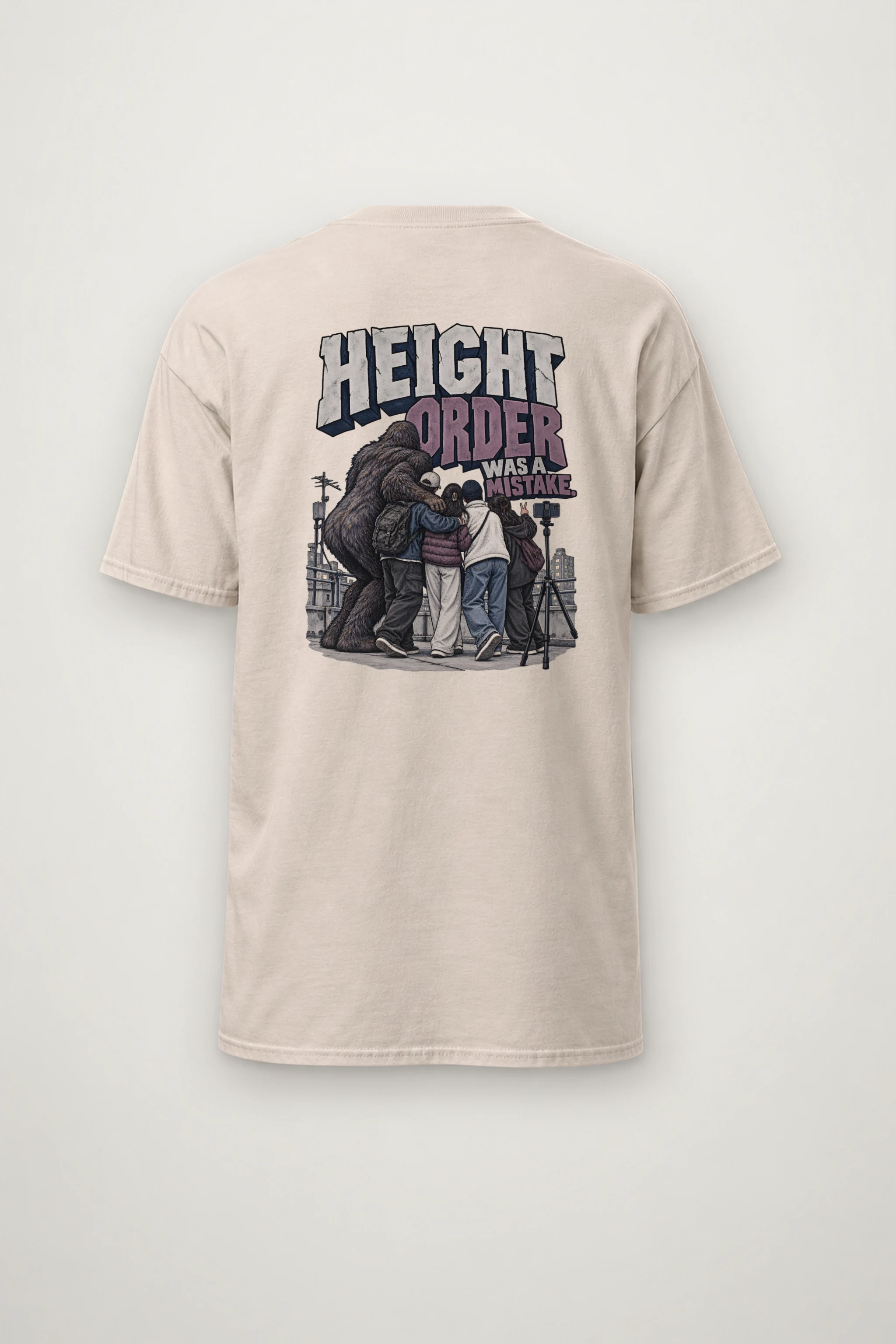 "Height Order Was a Mistake" Heavyweight Unisex Crewneck T-shirt