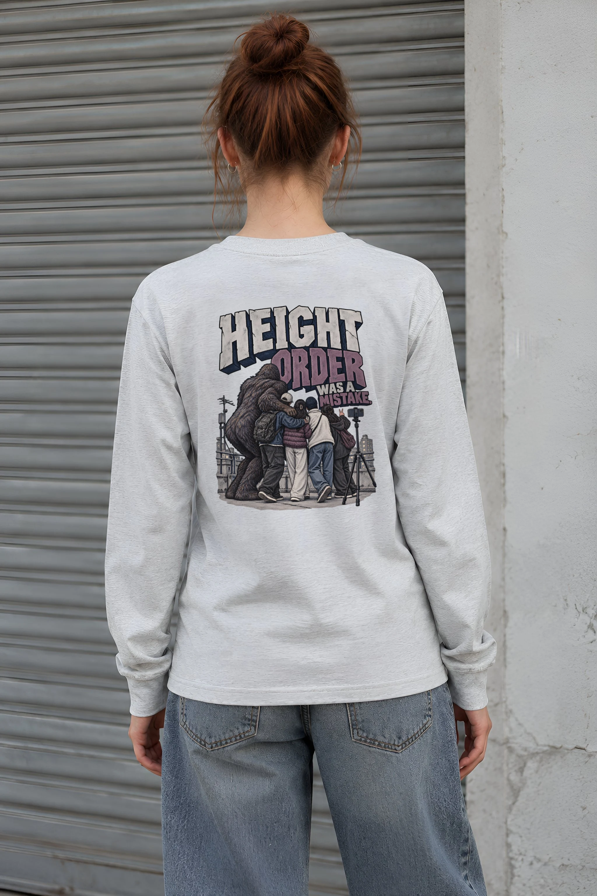"Height Order Was a Mistake" Unisex Longsleeve T-shirt