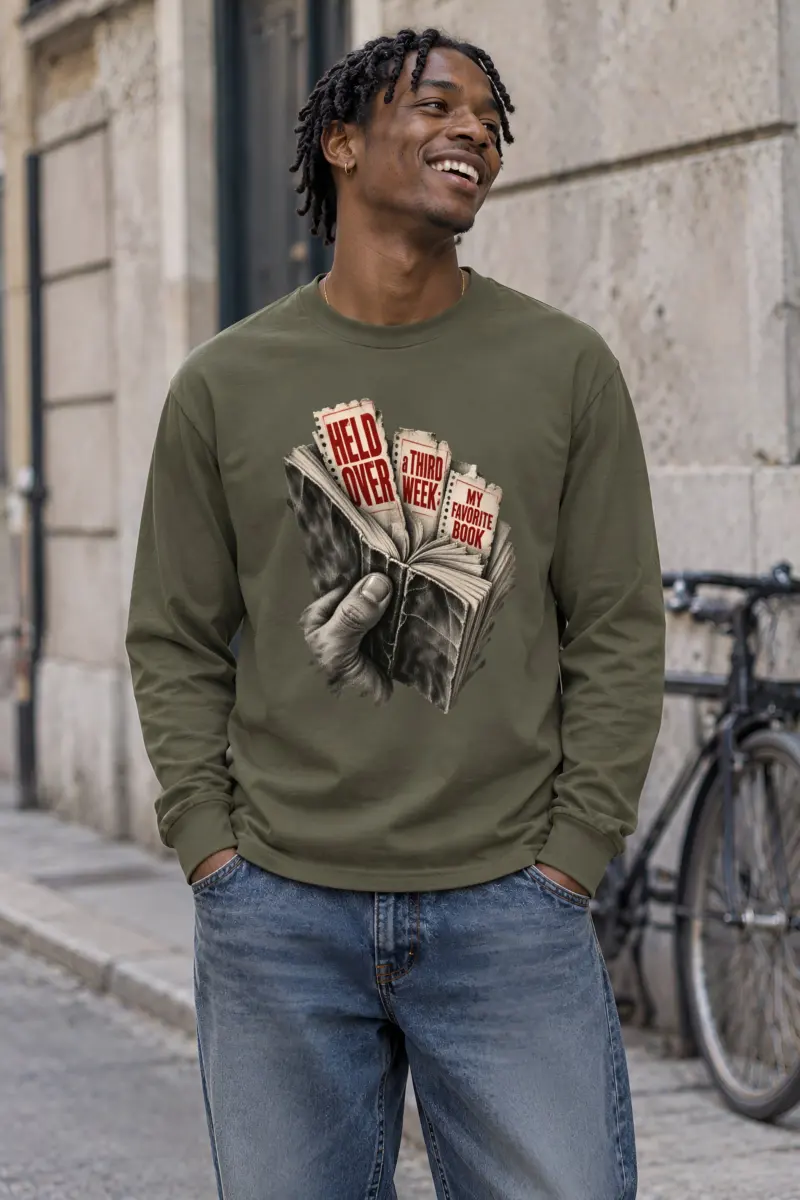 “Held Over a Third Week” Unisex Longsleeve T-shirt