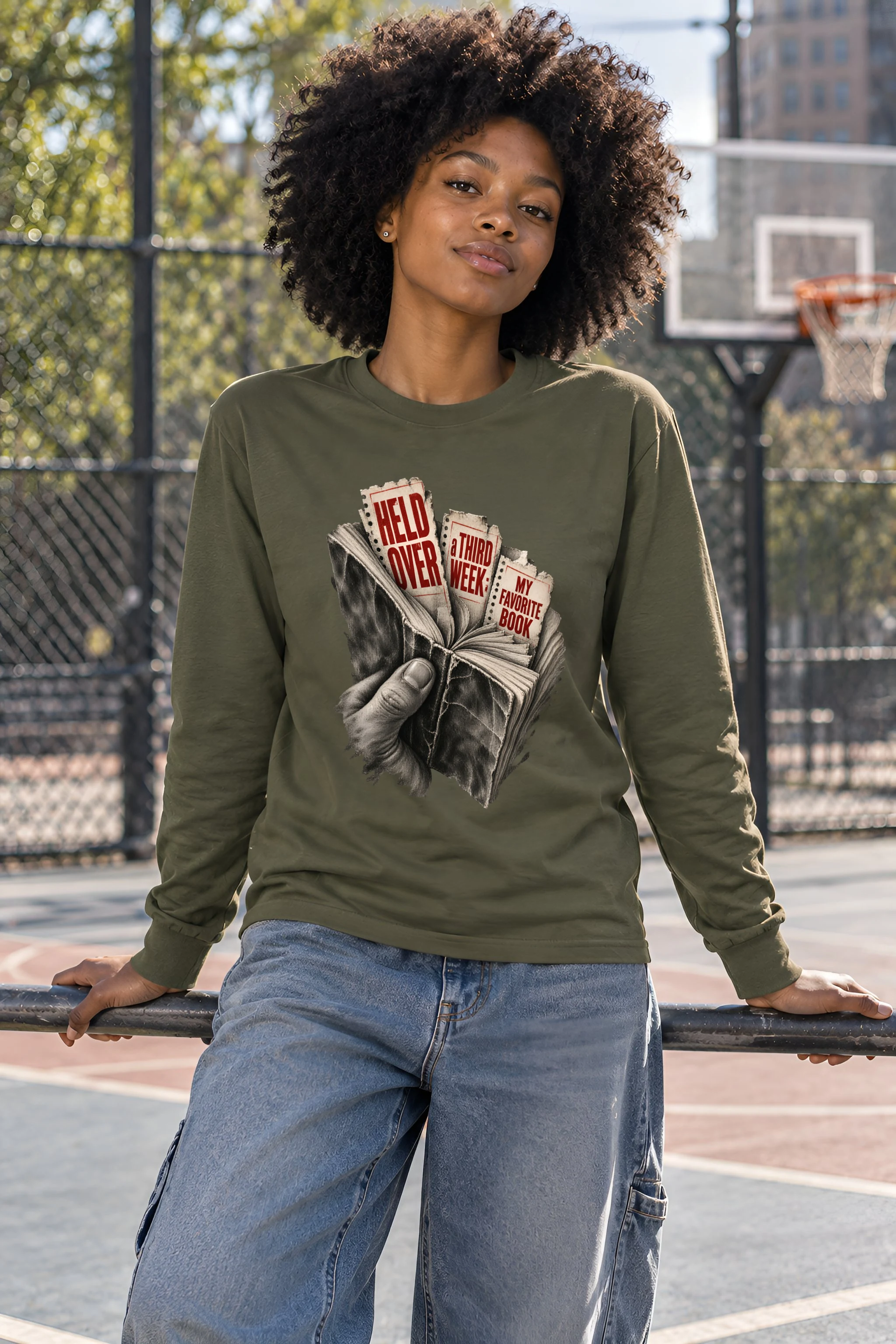 "Held Over a Third Week" Unisex Longsleeve T-shirt
