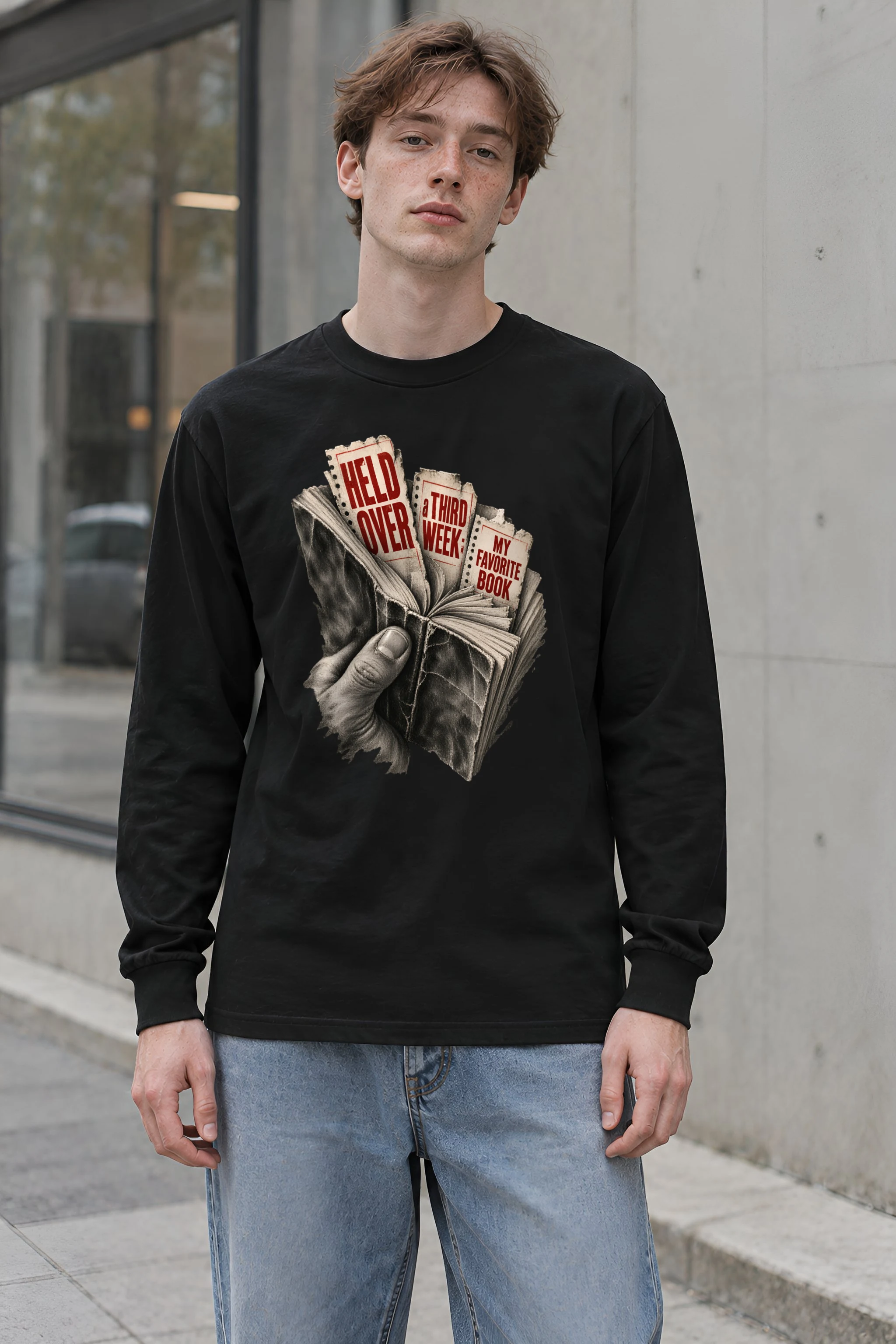 "Held Over a Third Week" Unisex Longsleeve T-shirt