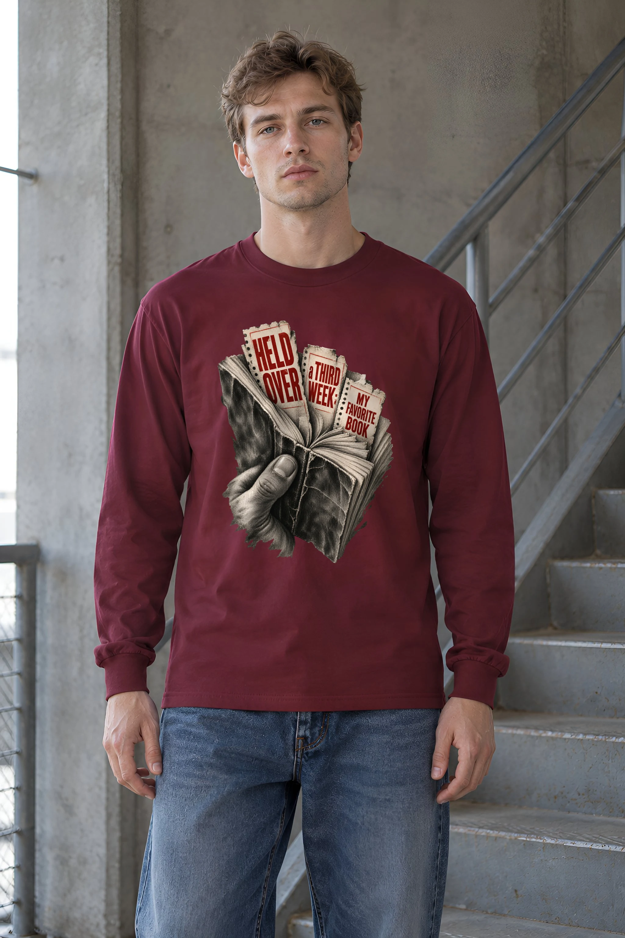 "Held Over a Third Week" Unisex Longsleeve T-shirt