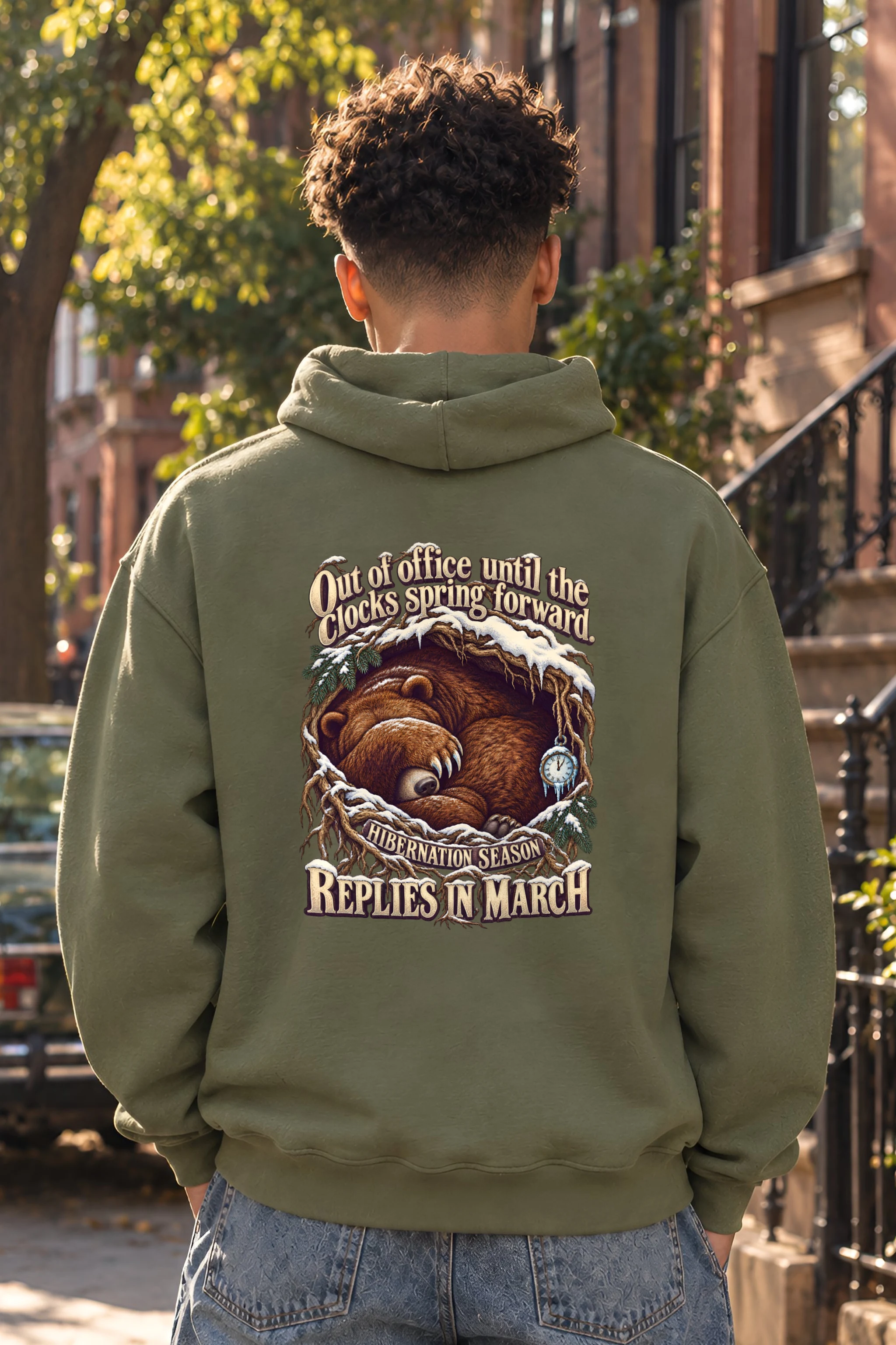 "Hibernation Season" Unisex Pullover Hoodie
