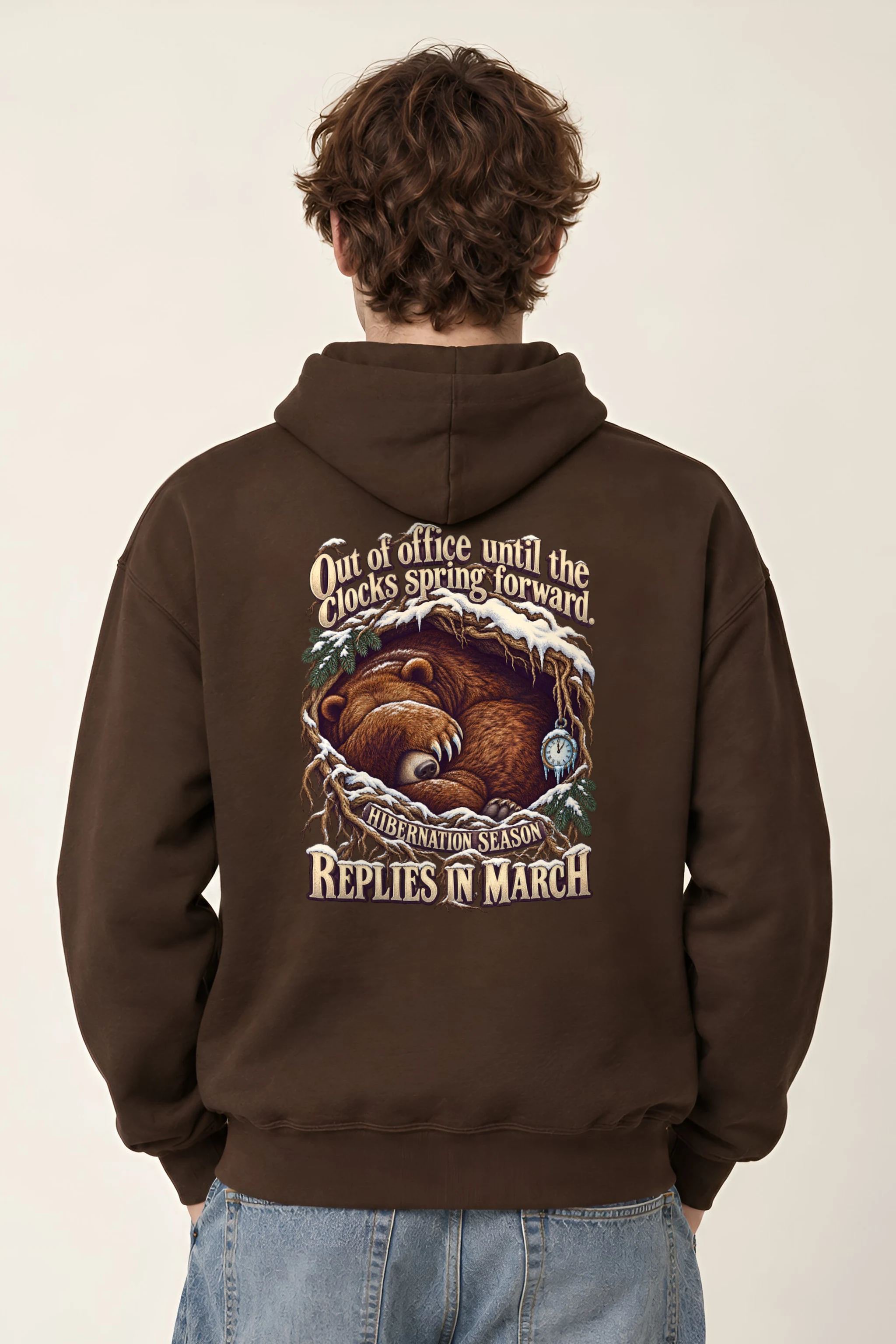 "Hibernation Season" Unisex Pullover Hoodie