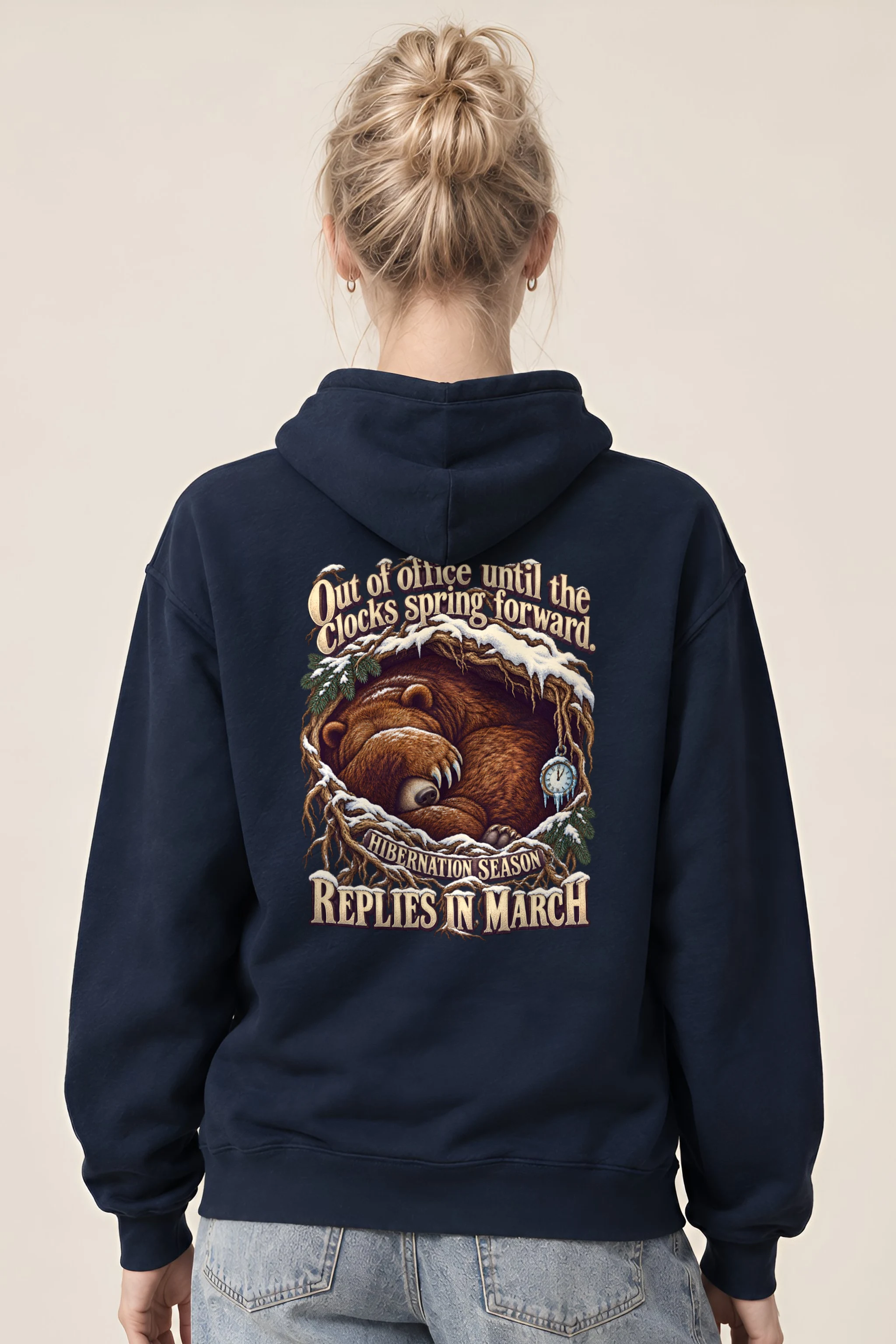 "Hibernation Season" Unisex Pullover Hoodie
