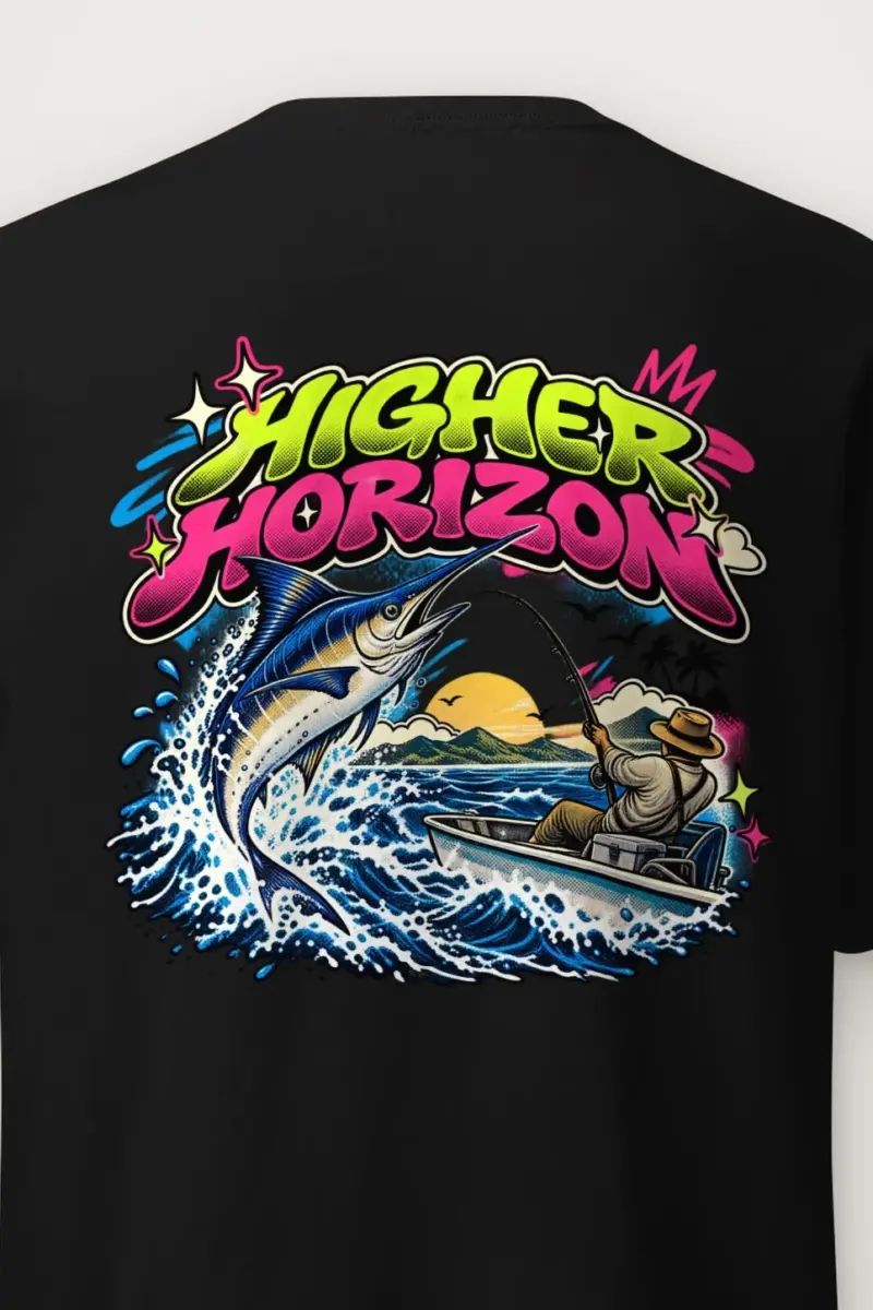"Higher Horizon" Heavyweight Unisex Crewneck T-shirt