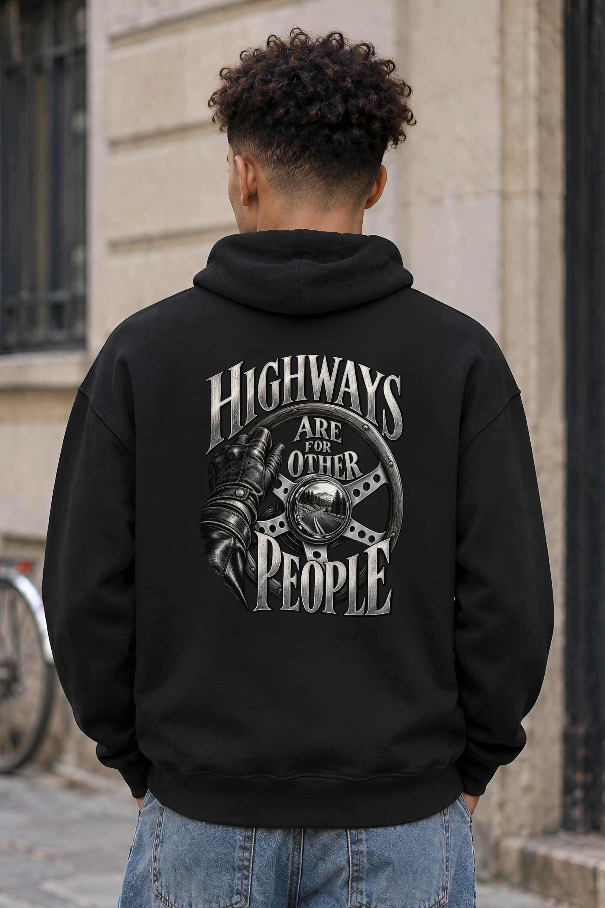 "Highways Are for Other People" Heavy Blend Unisex Pullover Hoodie