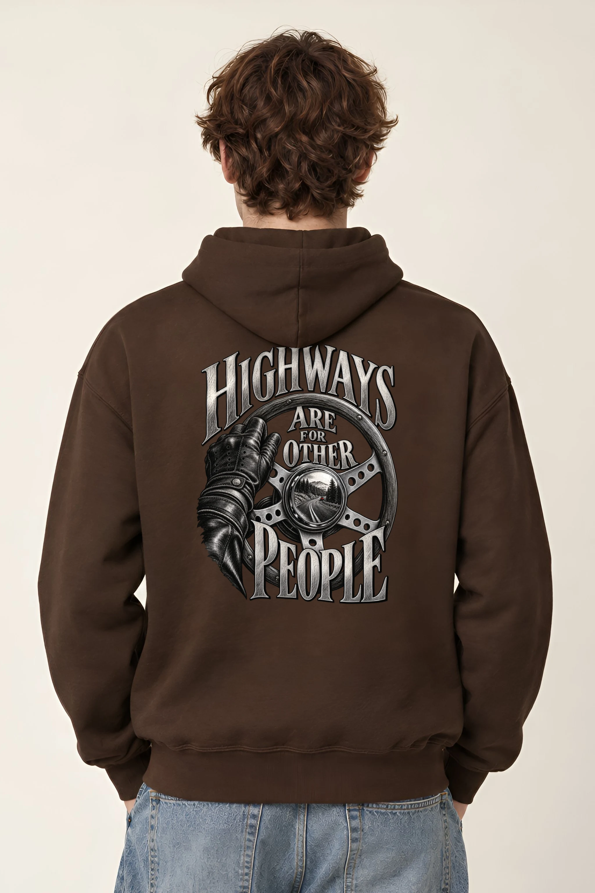 "Highways Are for Other People" Heavy Blend Unisex Pullover Hoodie