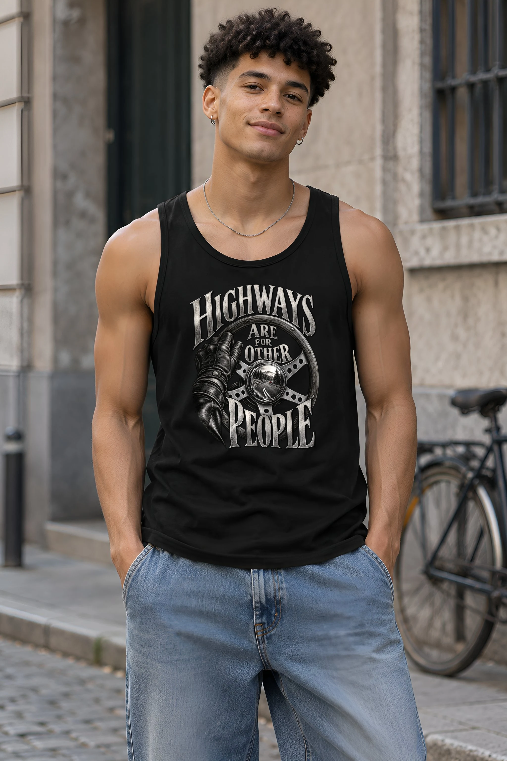 "Highways Are For Other People" Unisex Jersey Tank