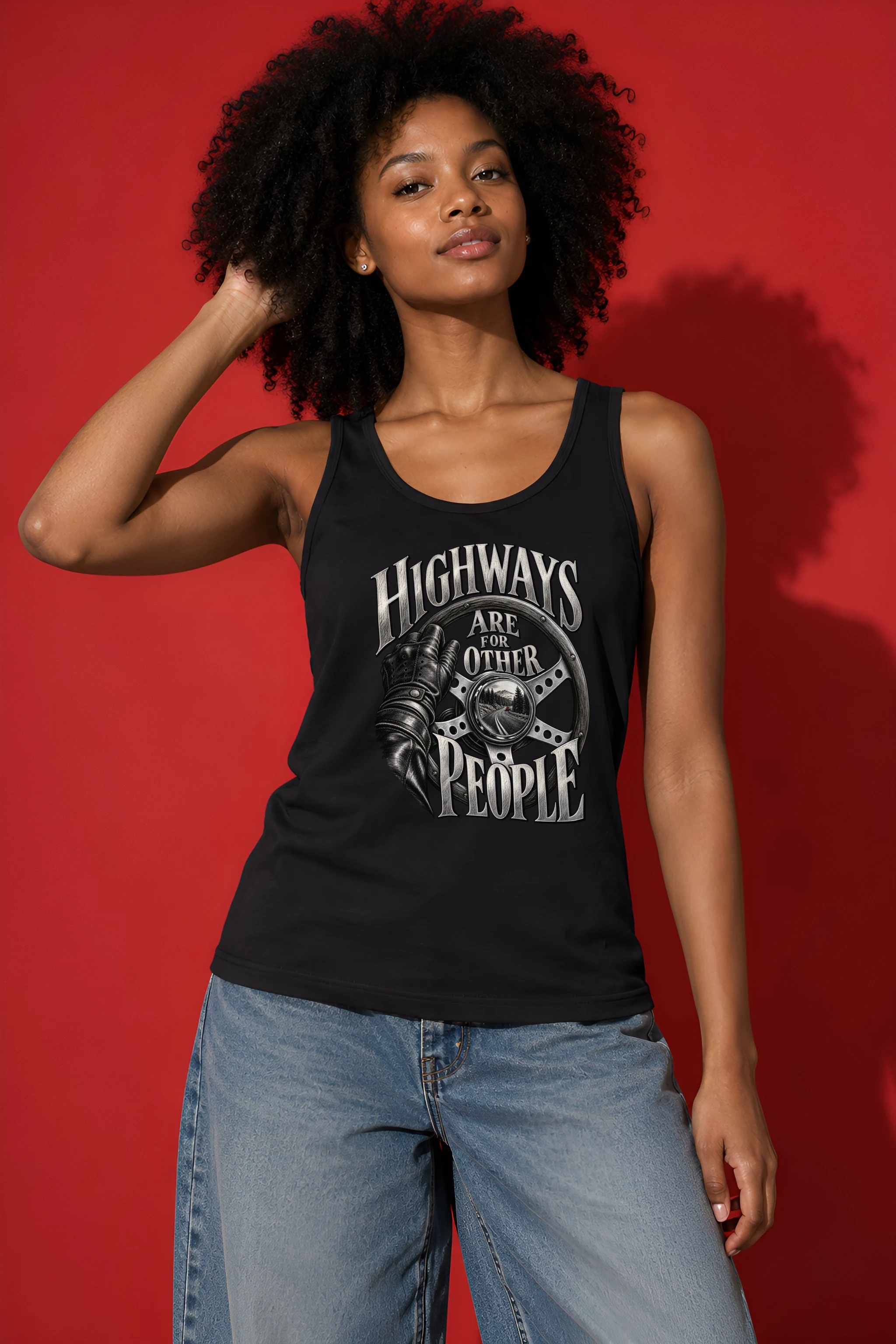 "Highways Are For Other People" Unisex Jersey Tank