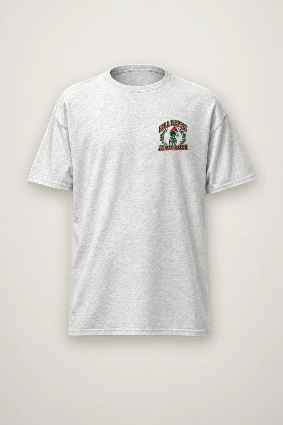 "Hill Repeat Athletic Club" Heavyweight Unisex Crewneck T-shirt