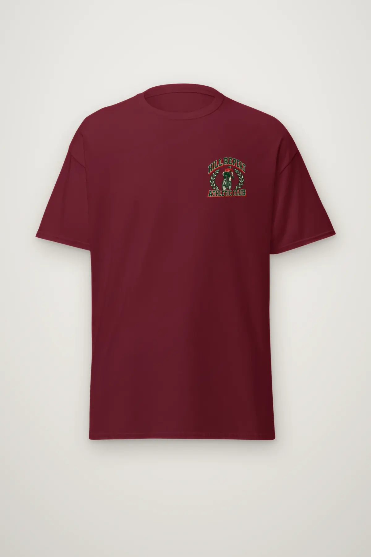 "Hill Repeat Athletic Club" Heavyweight Unisex Crewneck T-shirt
