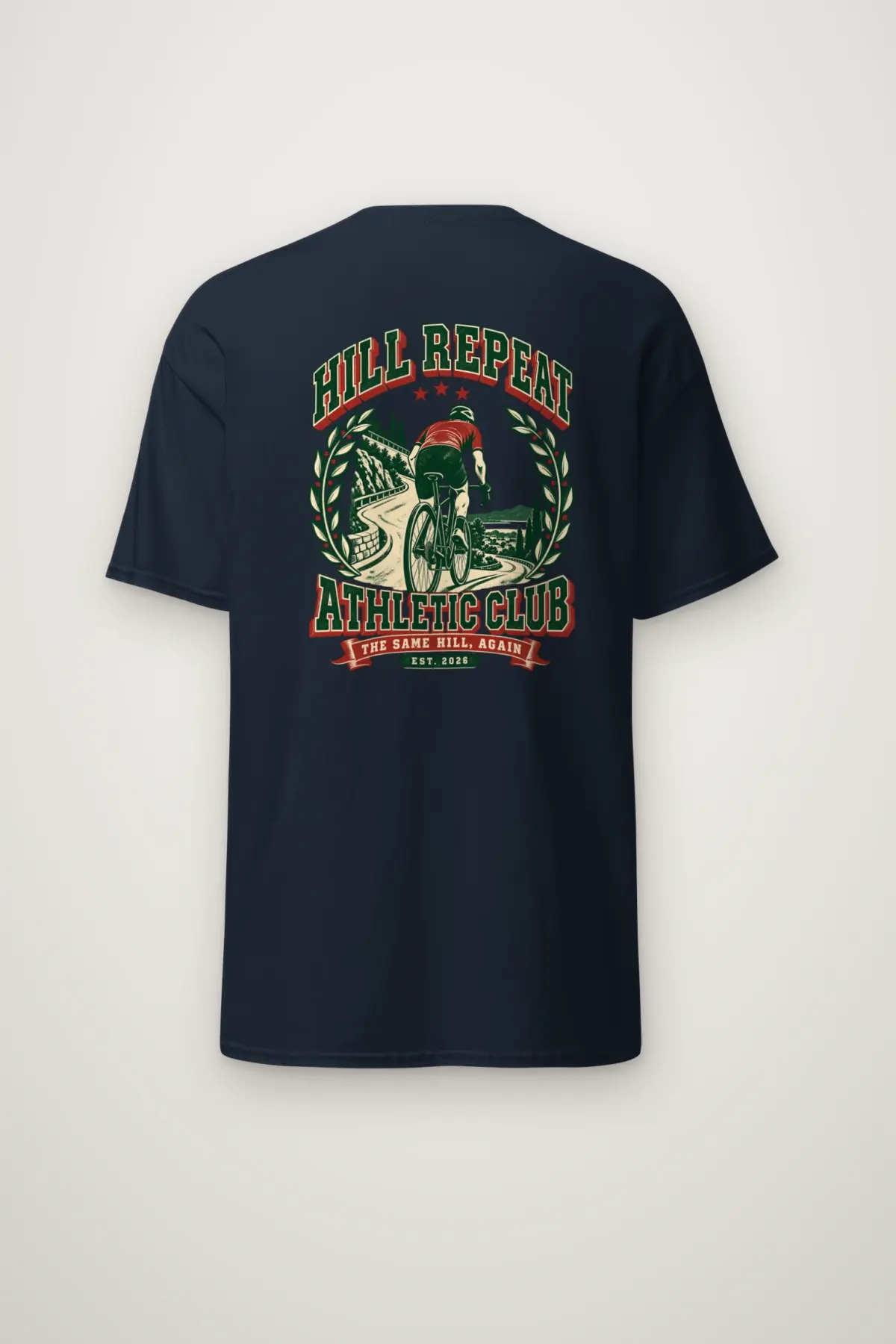 "Hill Repeat Athletic Club" Heavyweight Unisex Crewneck T-shirt