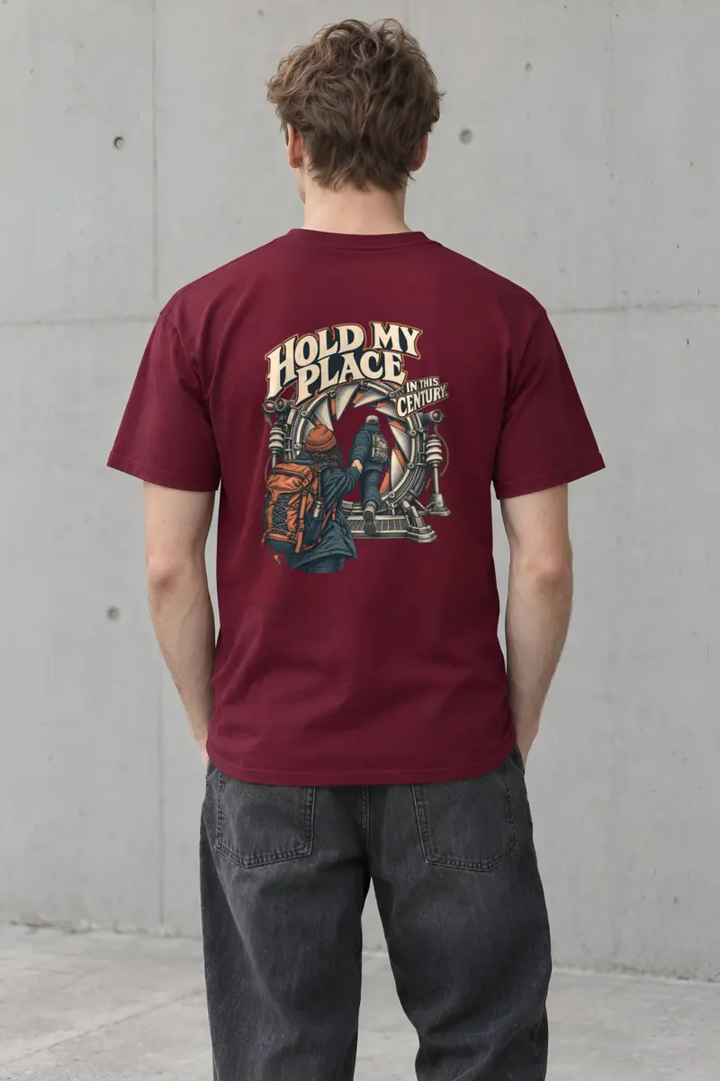 “Hold My Place in This Century” Heavyweight Unisex Crewneck T-shirt