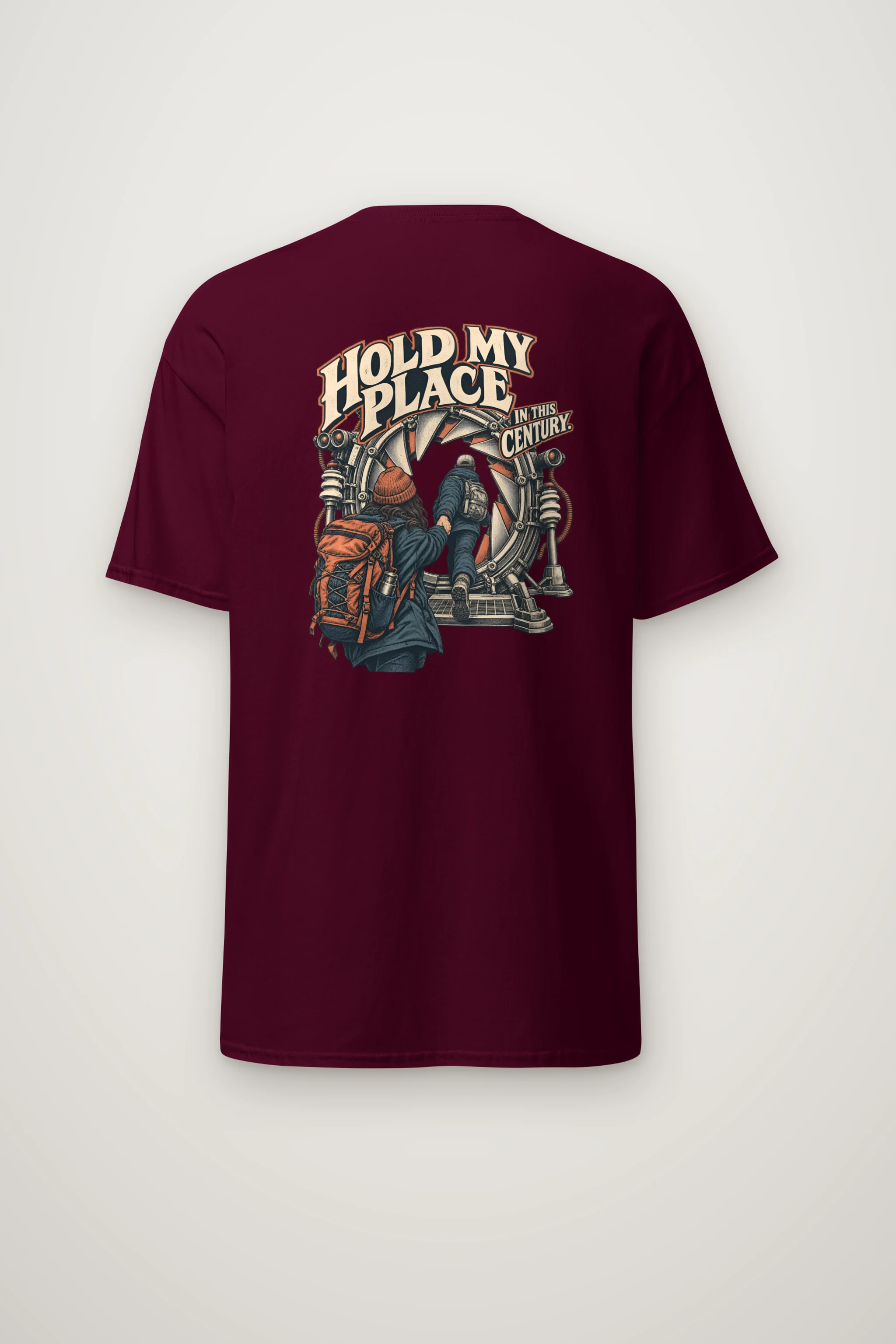 "Hold My Place in This Century" Heavyweight Unisex Crewneck T-shirt