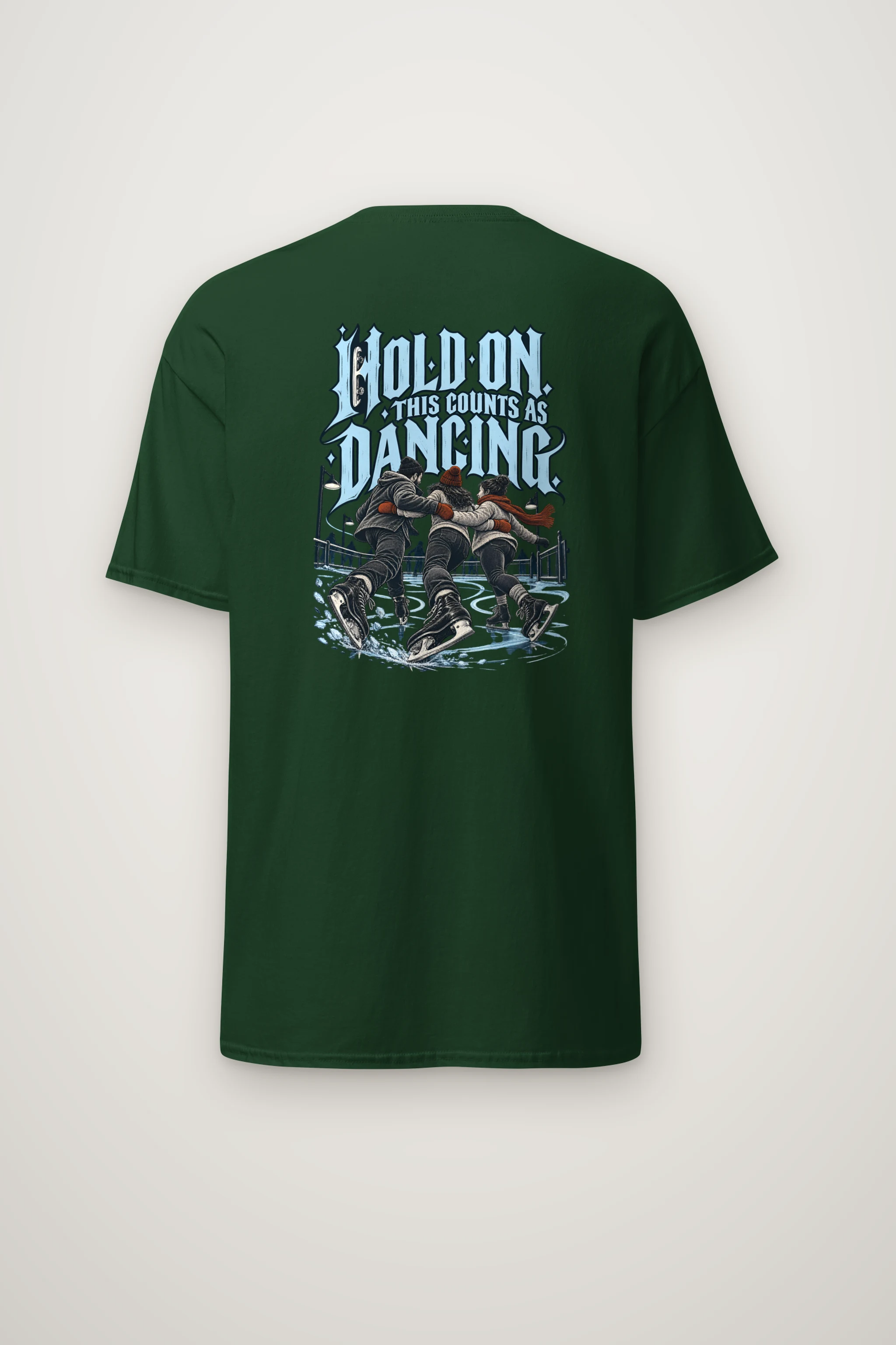 "Hold On, This Counts as Dancing" Heavyweight Unisex Crewneck T-shirt
