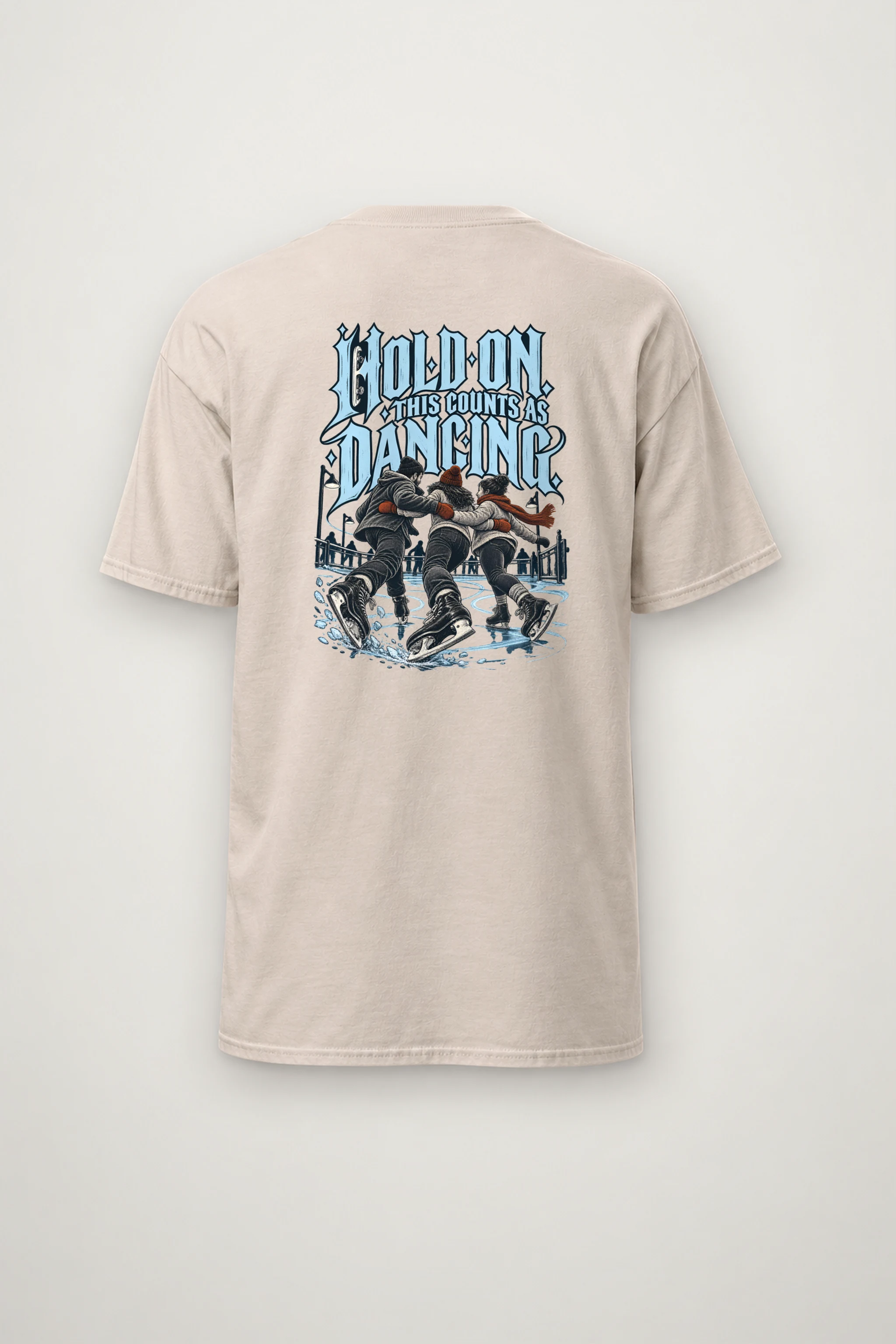 "Hold On, This Counts as Dancing" Heavyweight Unisex Crewneck T-shirt