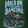 "Hold On, This Counts as Dancing" Heavyweight Unisex Crewneck T-shirt