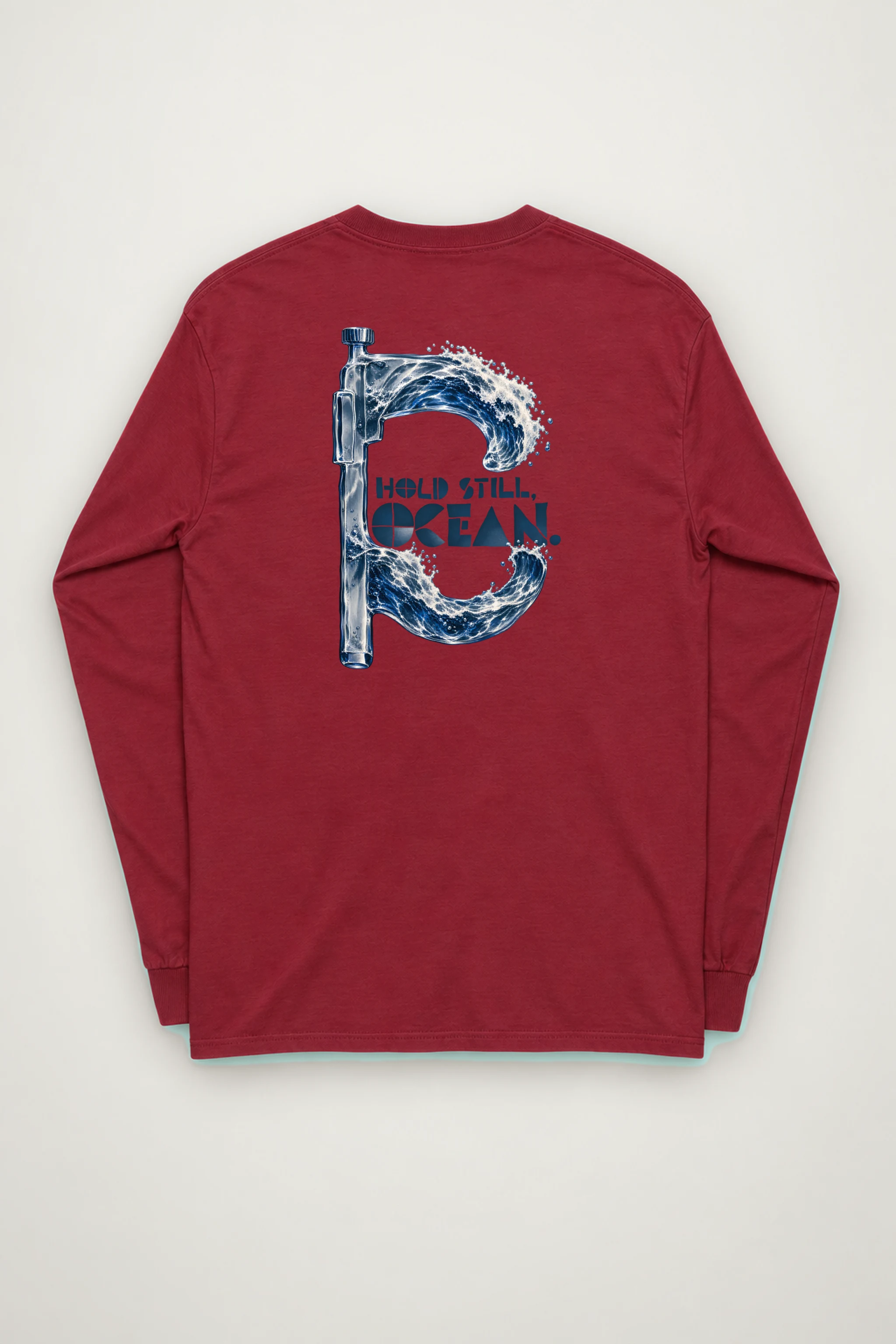 "Hold Still Ocean" Unisex Longsleeve T-shirt